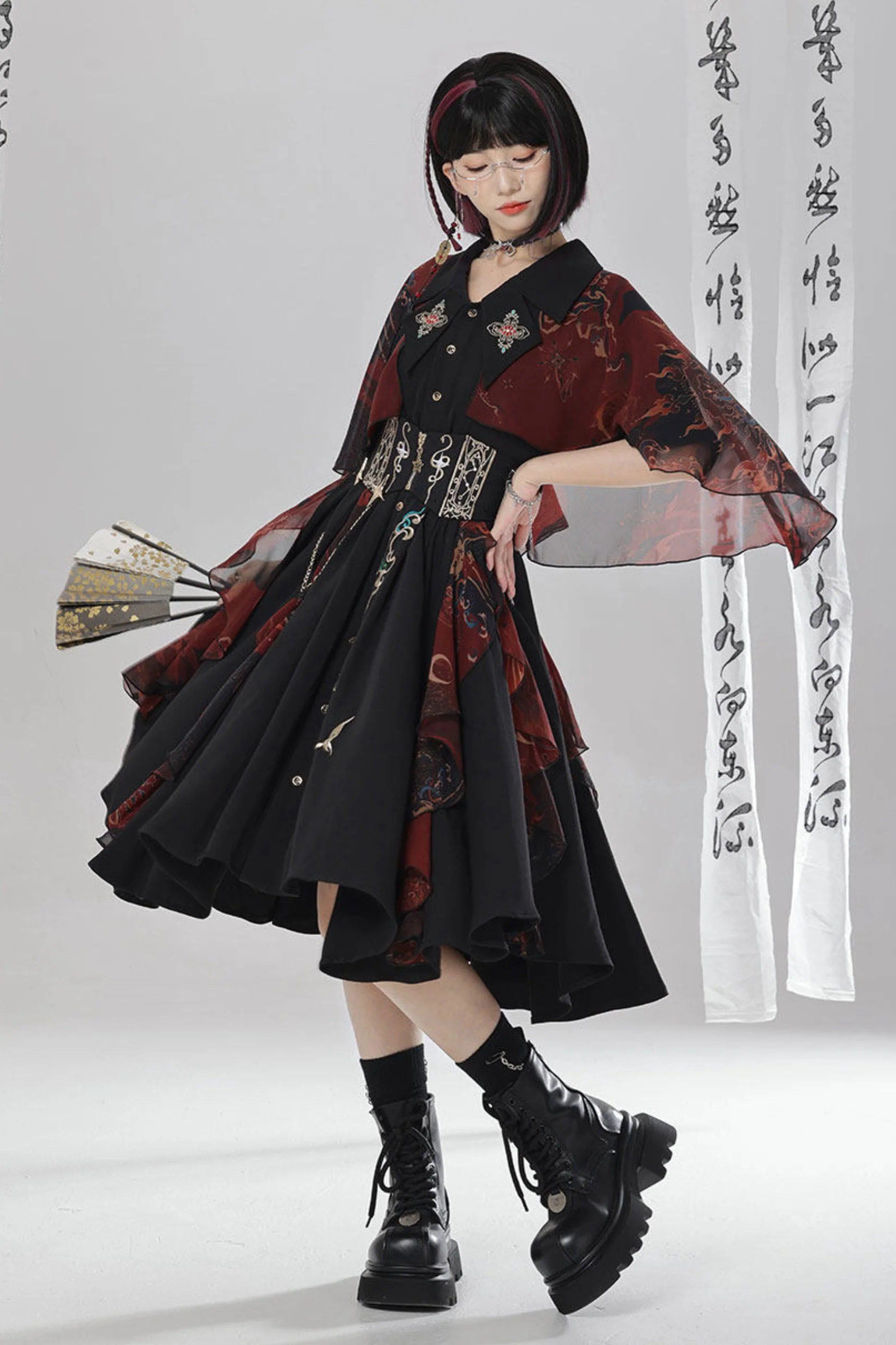 Chinese Embroidery Dress + Belt + Girdle - Image 11