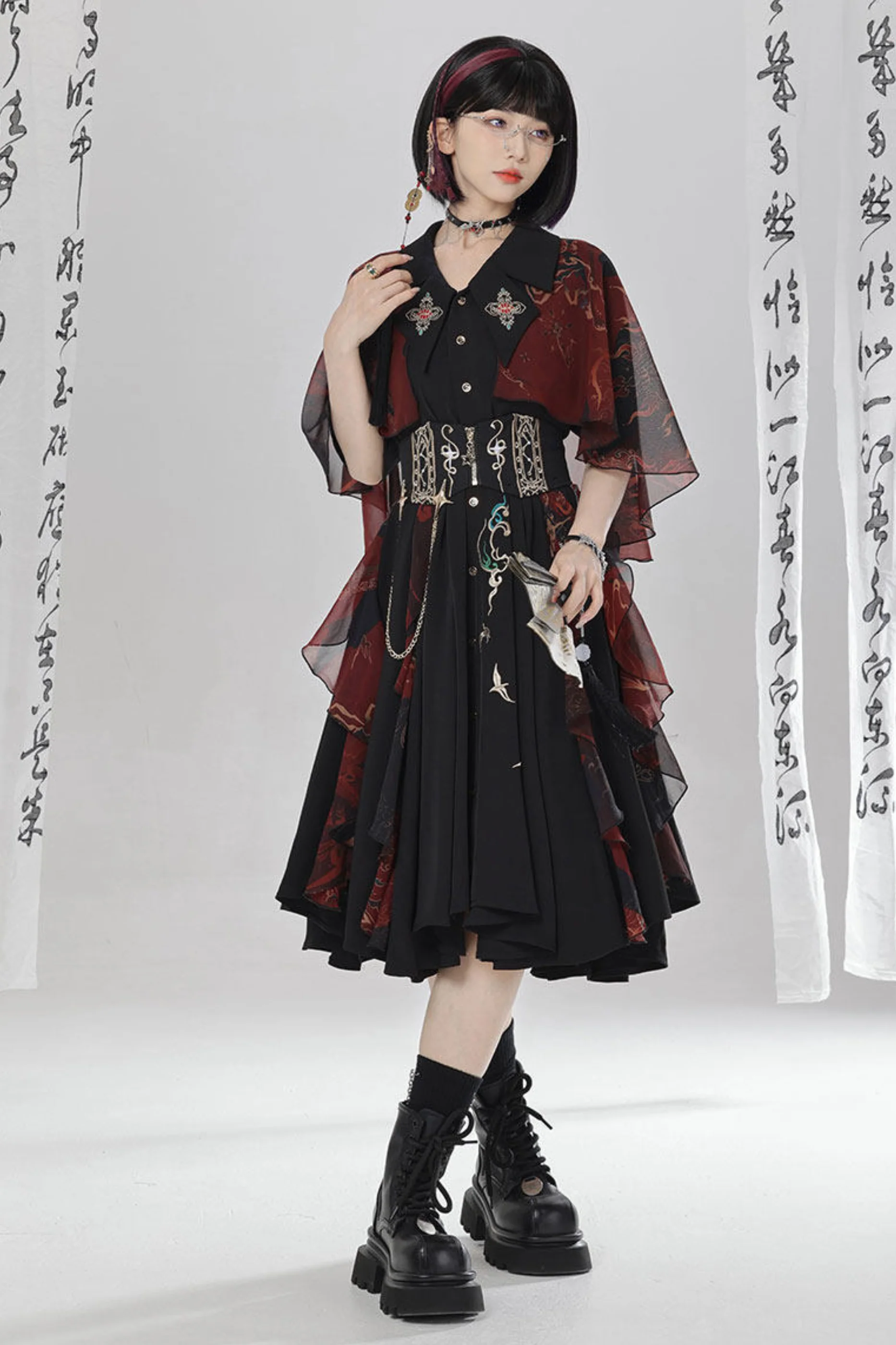 Chinese Embroidery Dress + Belt + Girdle - Image 12
