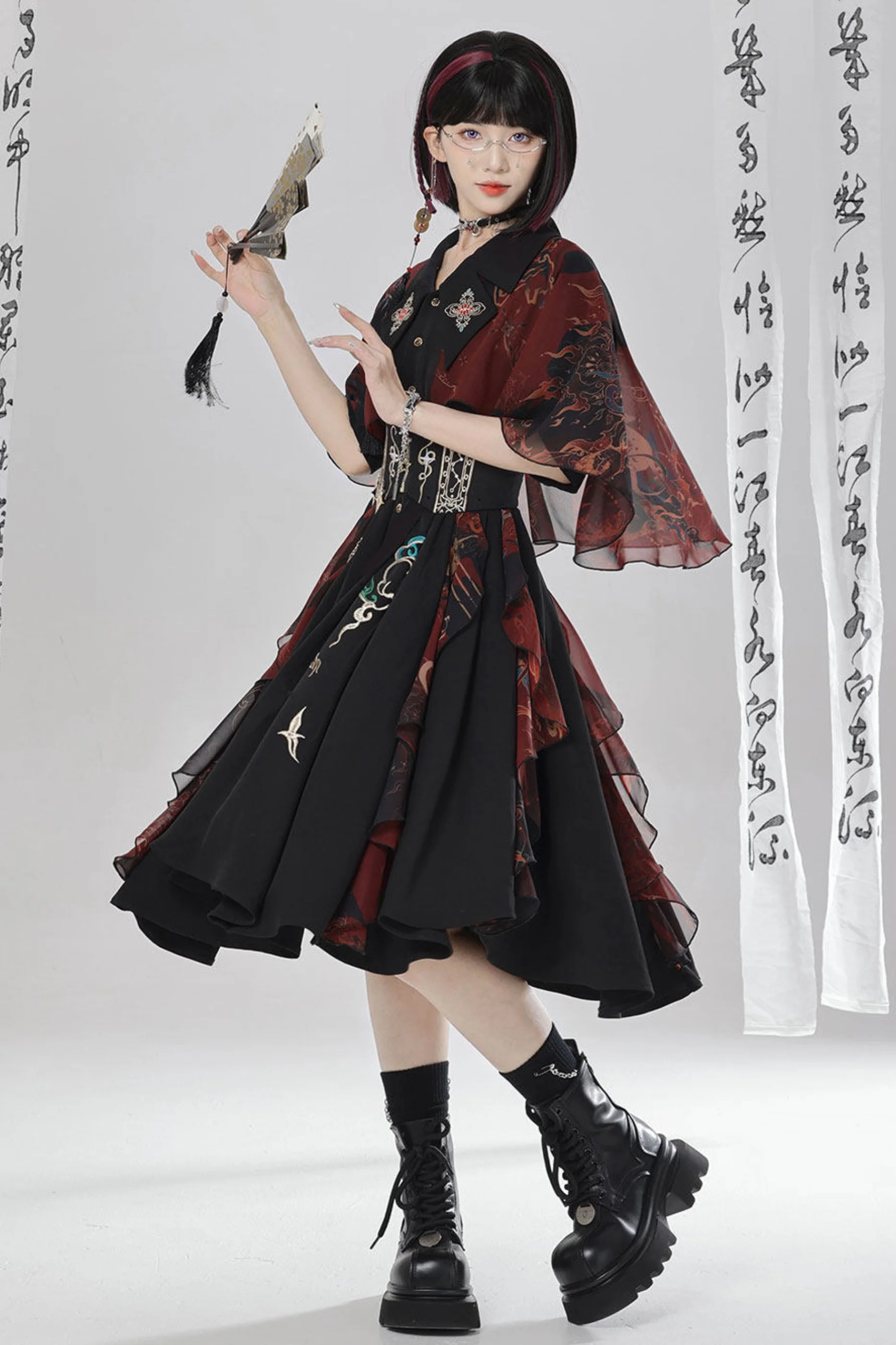 Chinese Embroidery Dress + Belt + Girdle - Image 13
