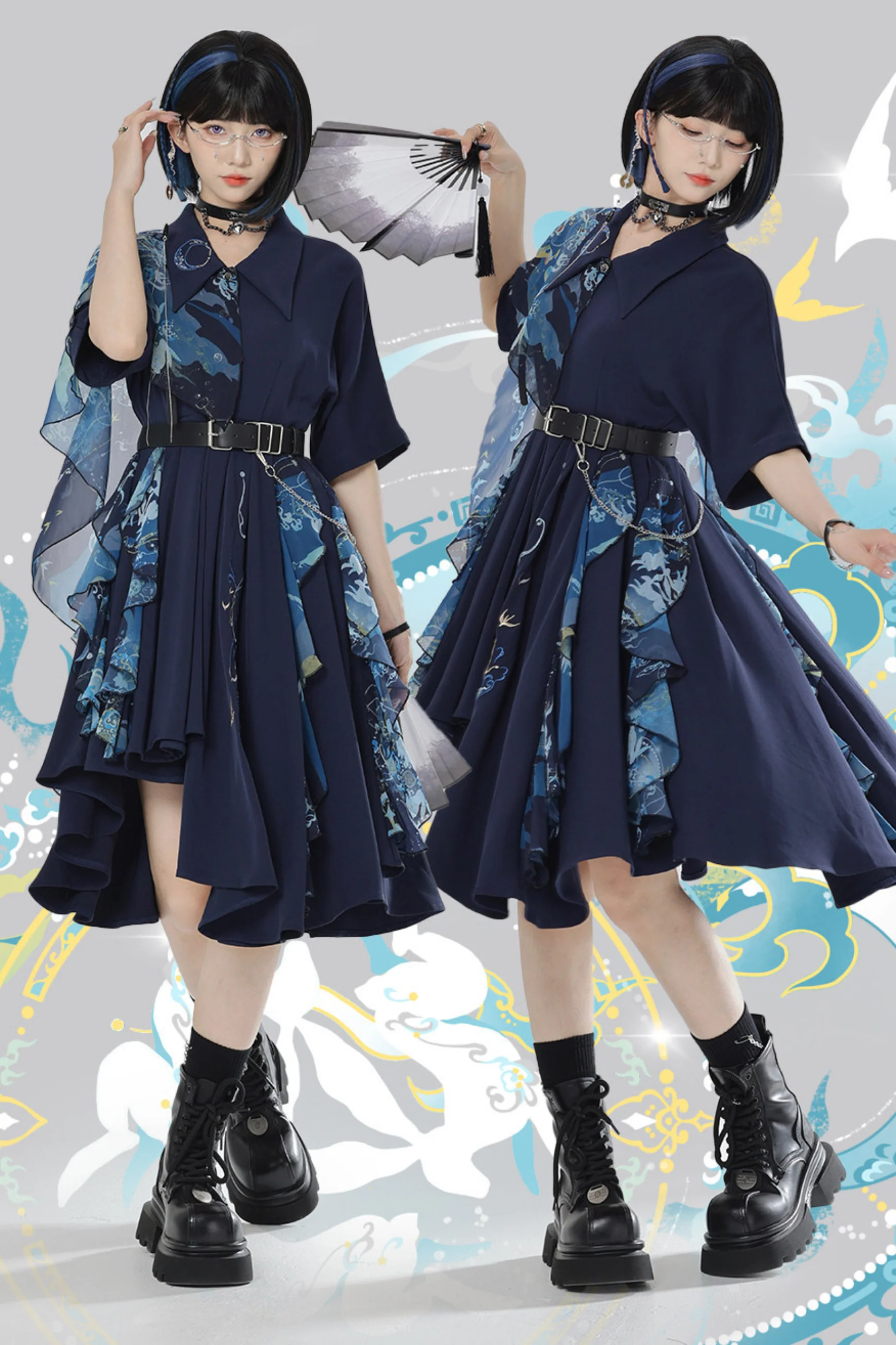 Chinese Embroidery Dress + Belt + Girdle - Image 14