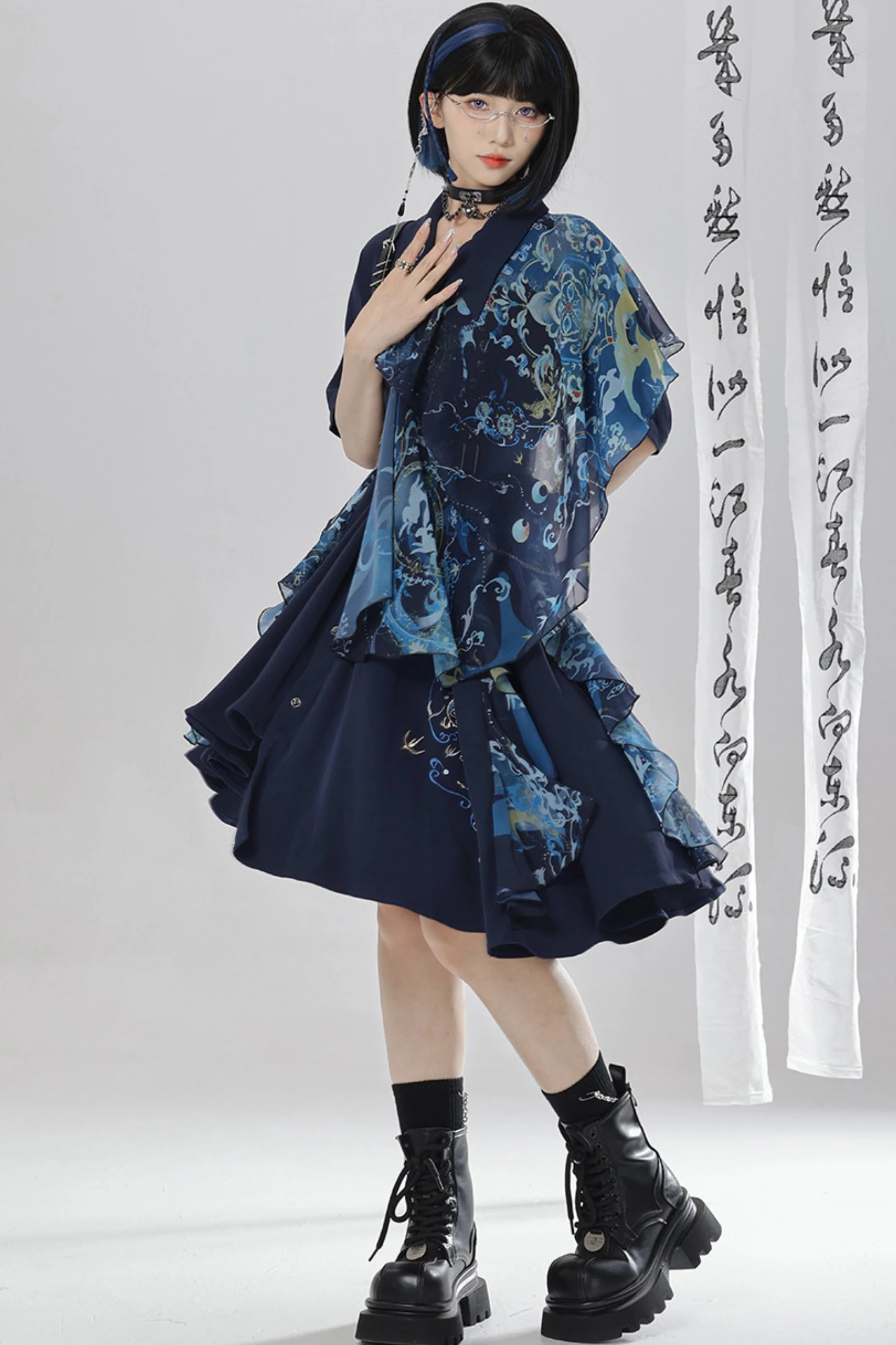 Chinese Embroidery Dress + Belt + Girdle - Image 22