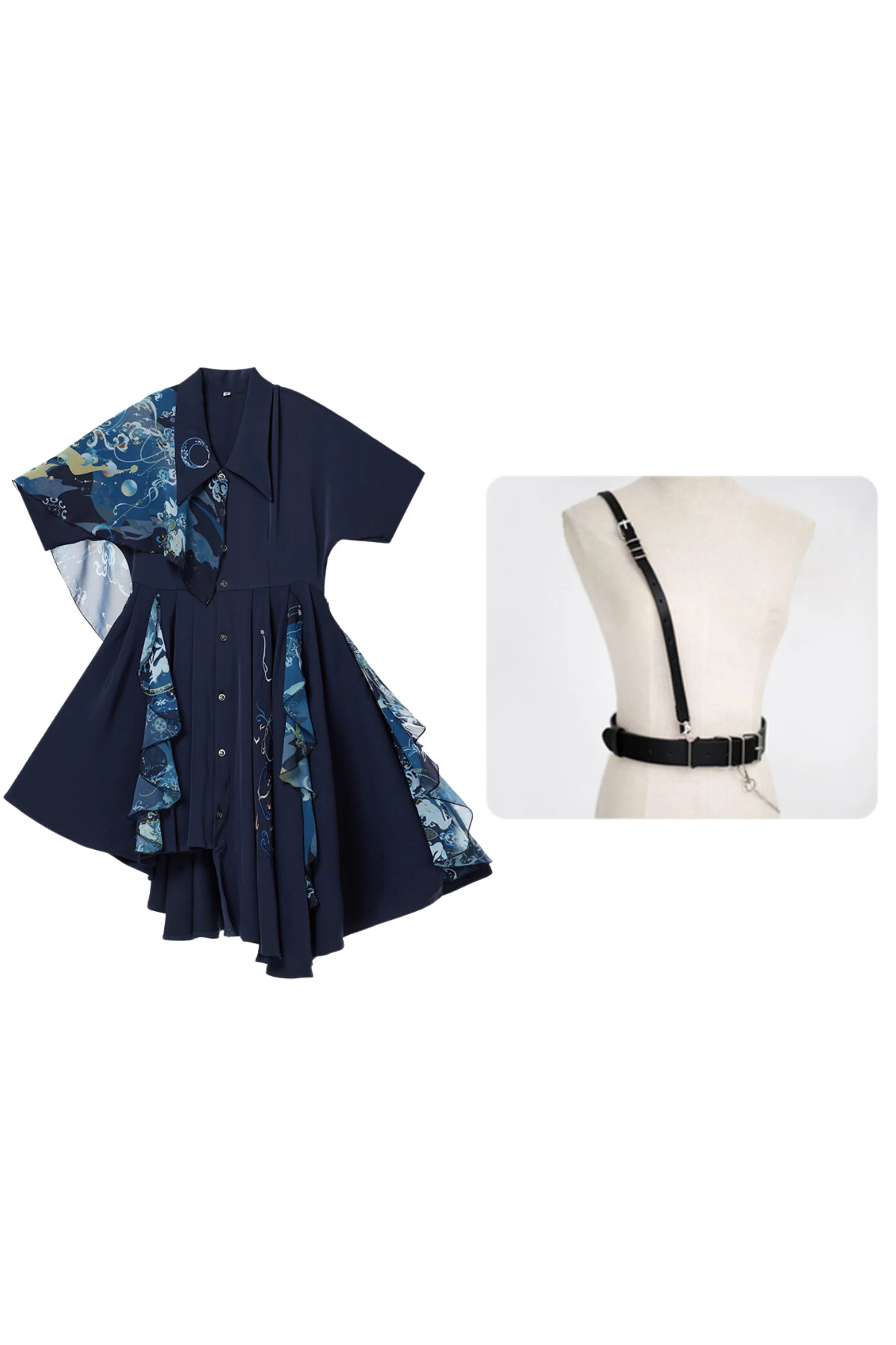 Chinese Embroidery Dress + Belt + Girdle - Image 25