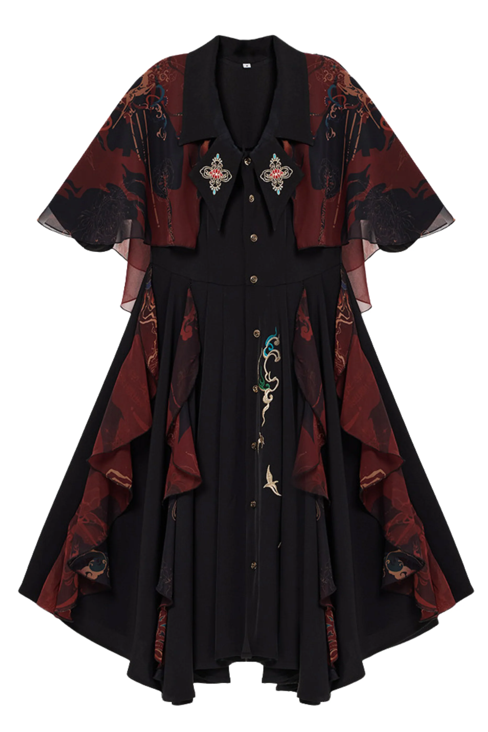 Chinese Embroidery Dress + Belt + Girdle - Image 29