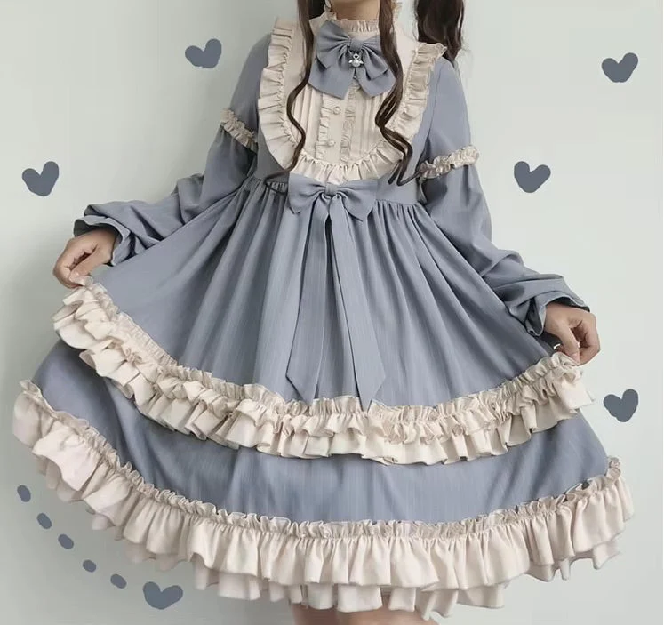 Dusty Pink Maid Dress - Image 2