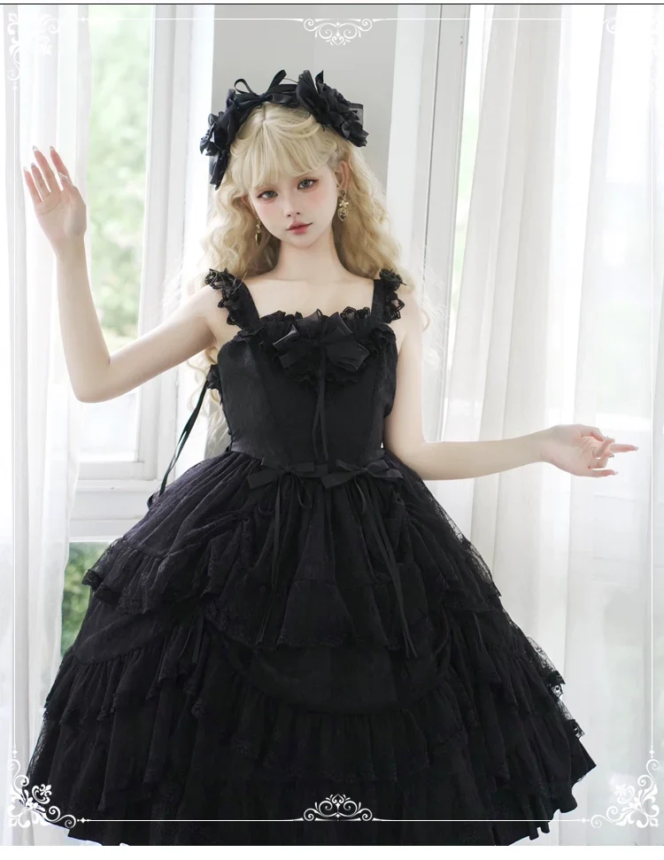 Classic Princess Lolita JSK Elegant Chiffon Top - Image 12