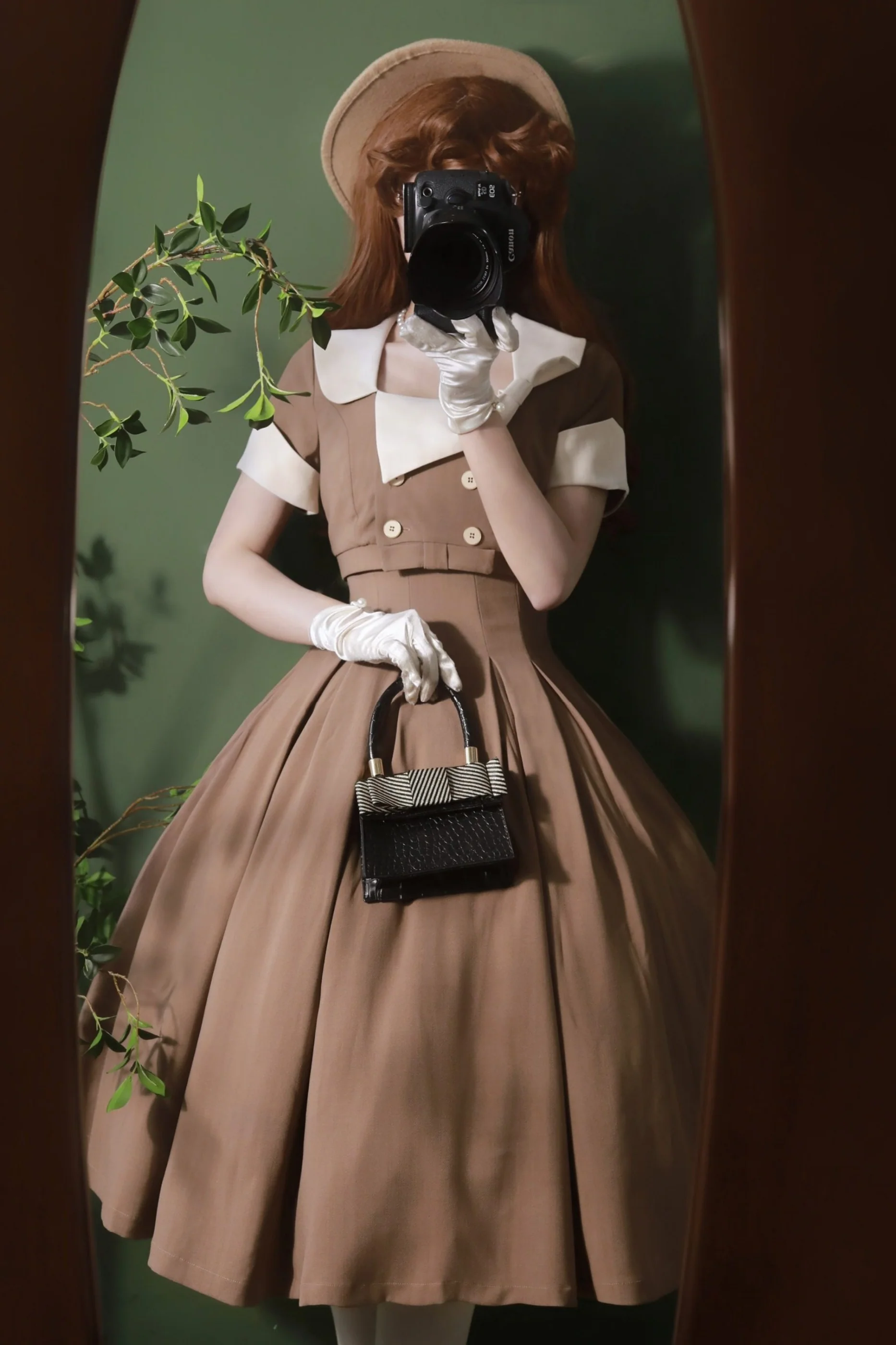 Elegant French Retro Flare Dress + Short Jacket - Image 10