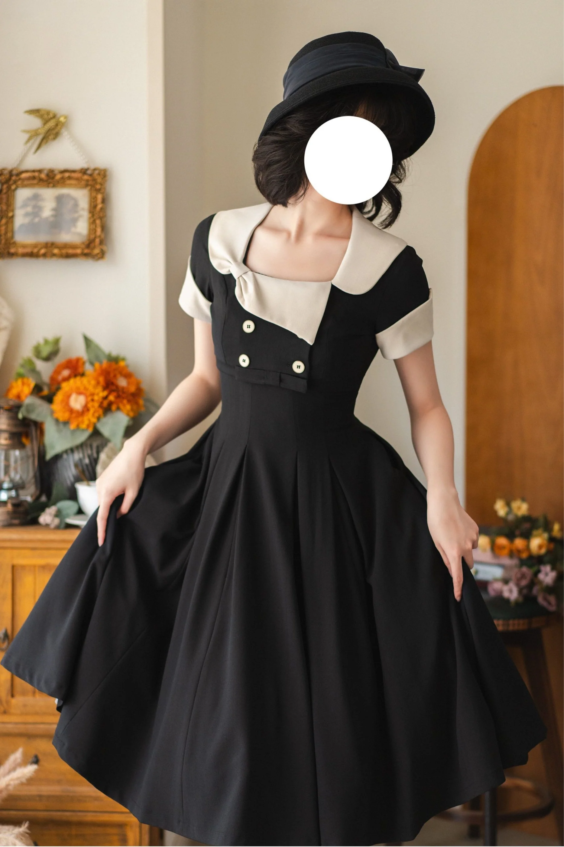 Elegant French Retro Flare Dress + Short Jacket - Image 19
