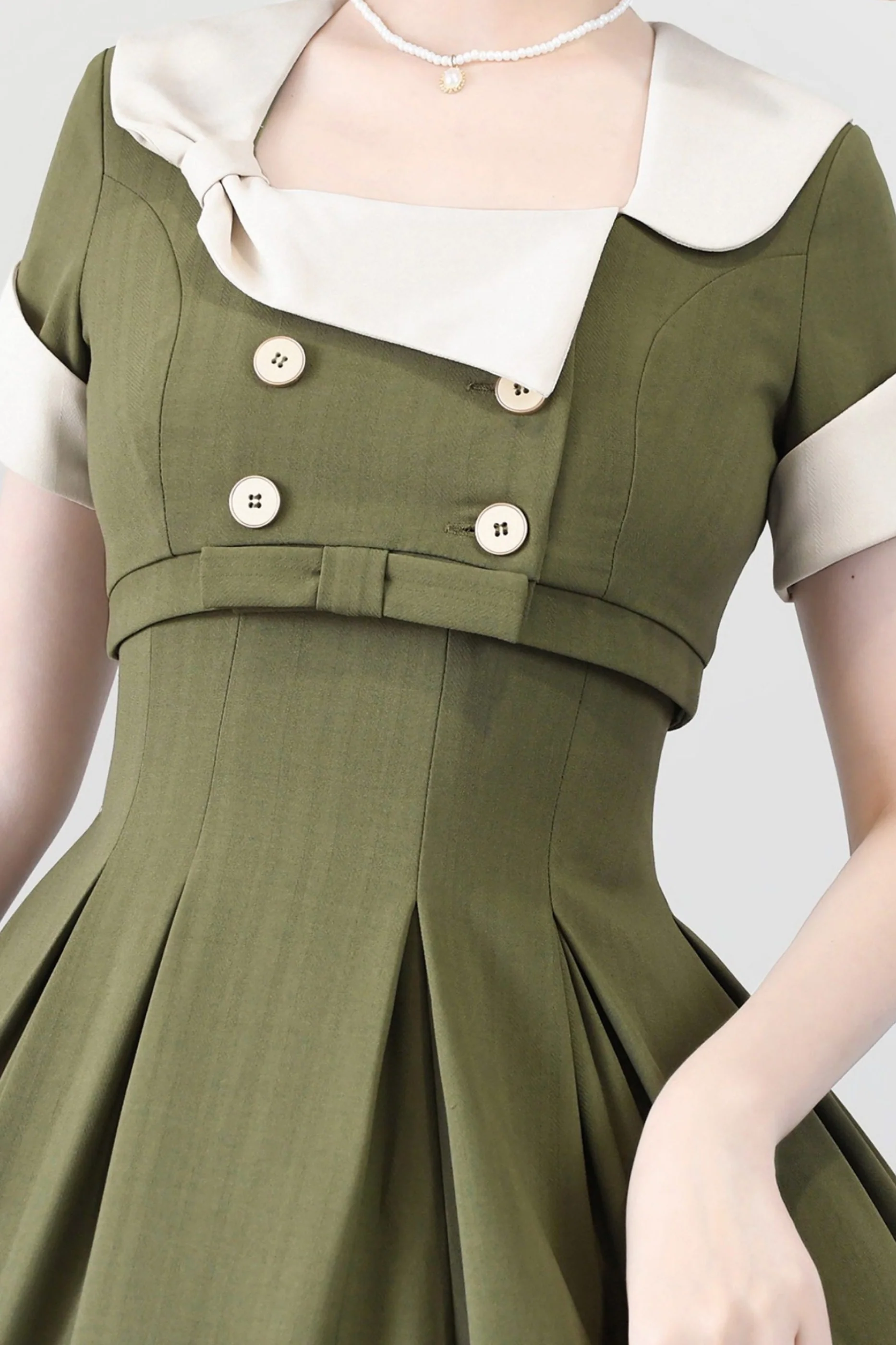 Elegant French Retro Flare Dress + Short Jacket - Image 6