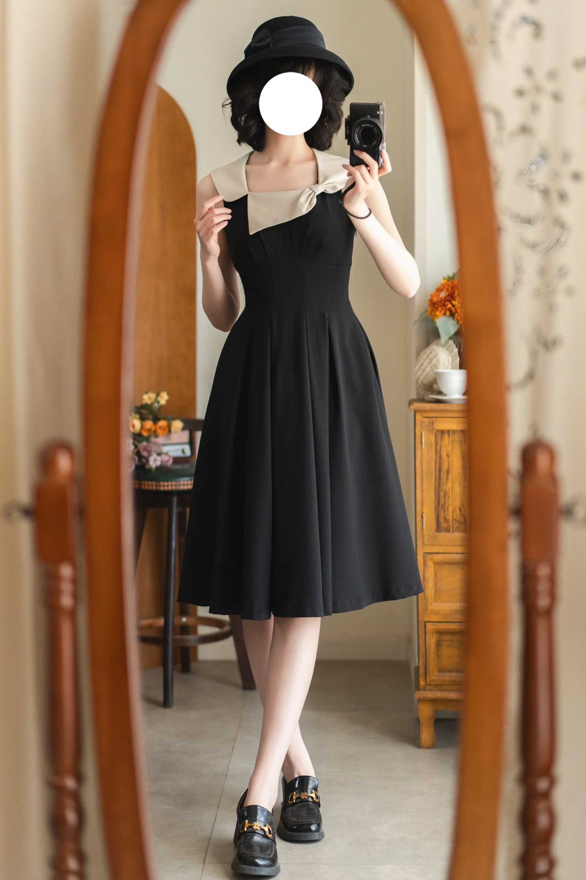Elegant French Retro Flare Dress + Short Jacket - Image 15