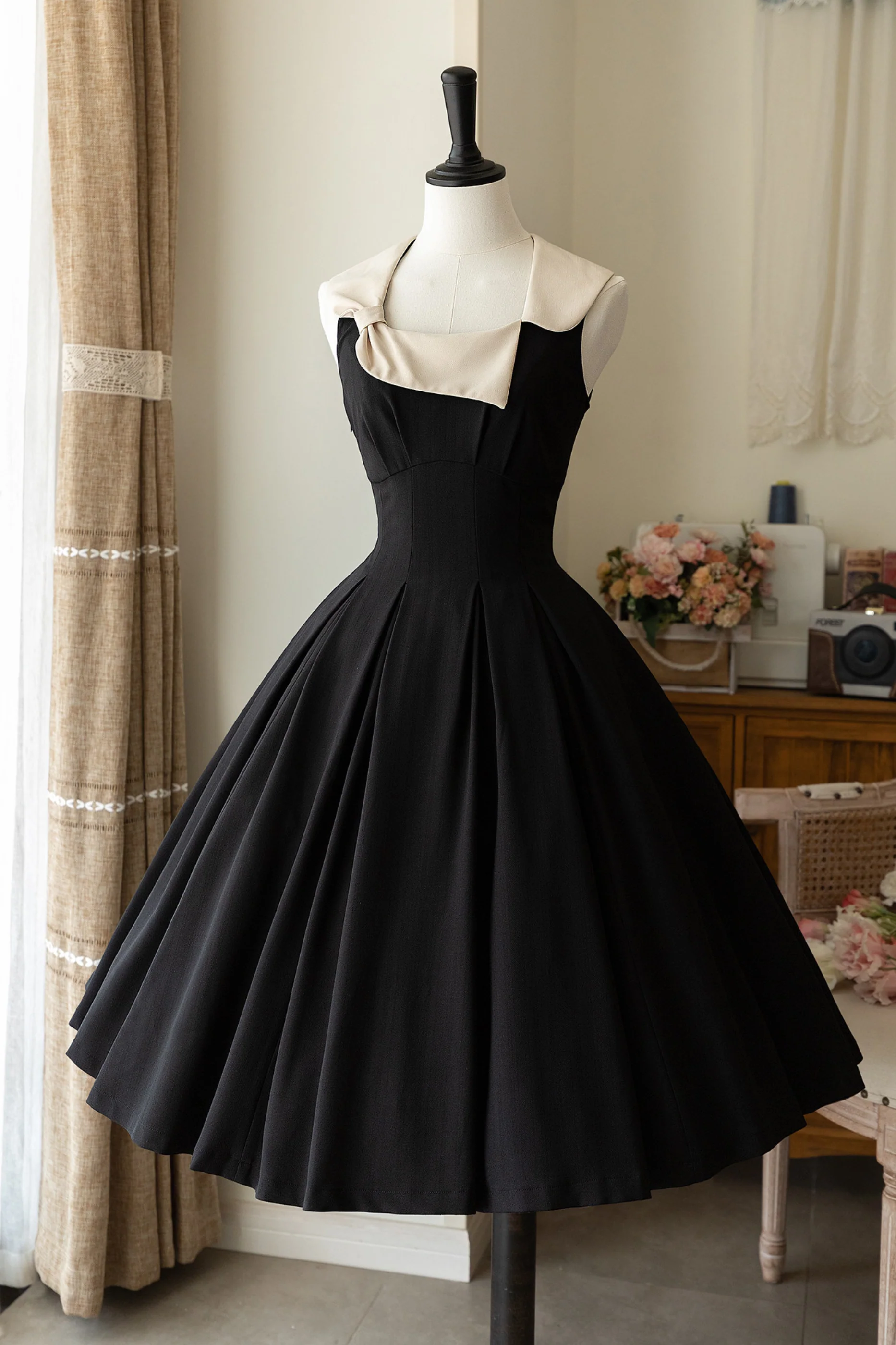 Elegant French Retro Flare Dress + Short Jacket - Image 16