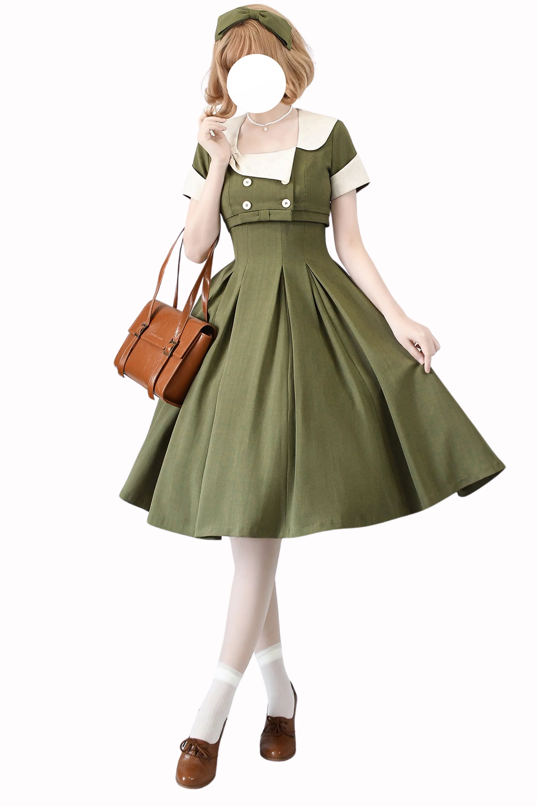 Elegant French Retro Flare Dress + Short Jacket - Image 7