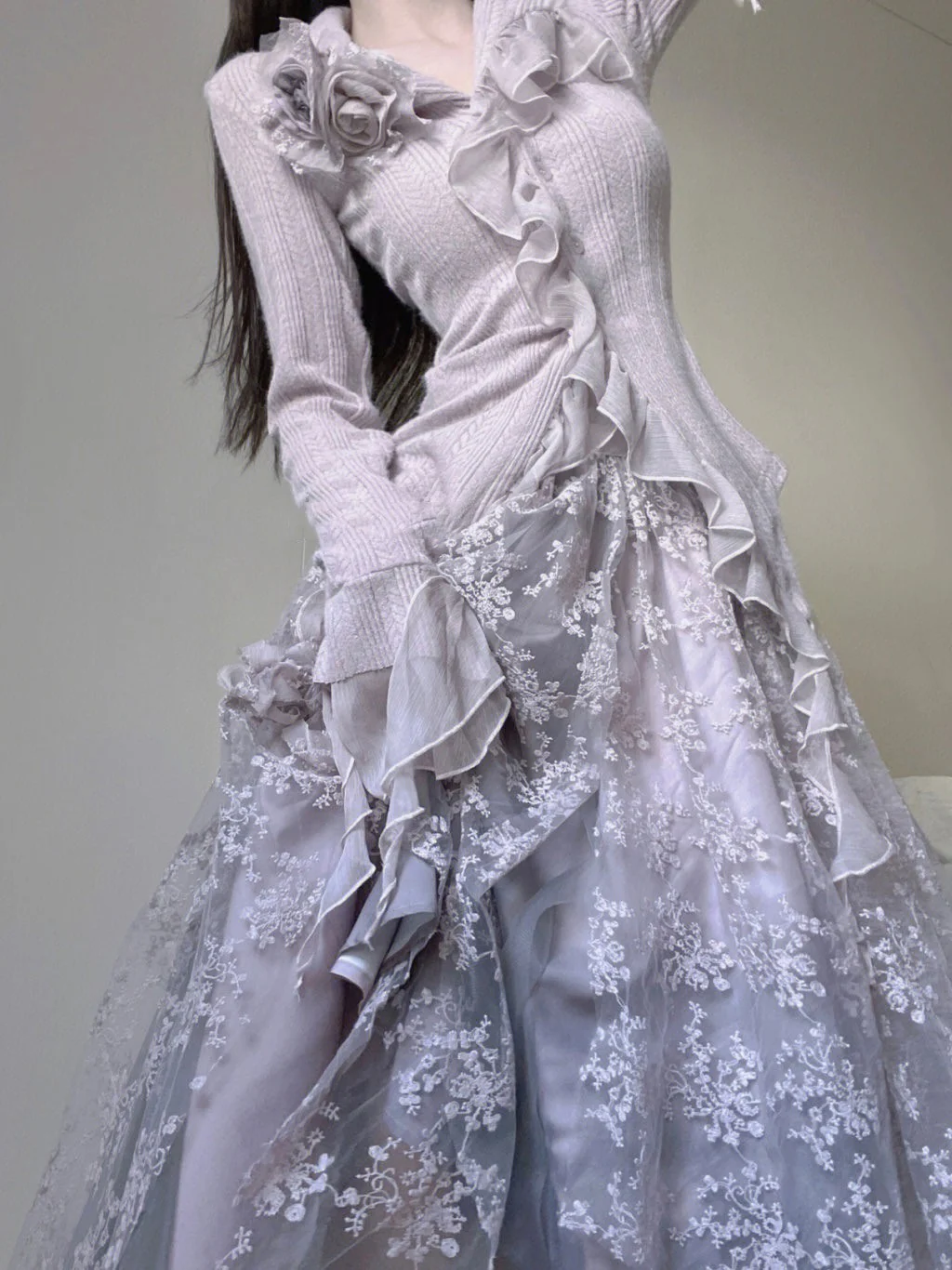 elegant purple rose coord - Image 3