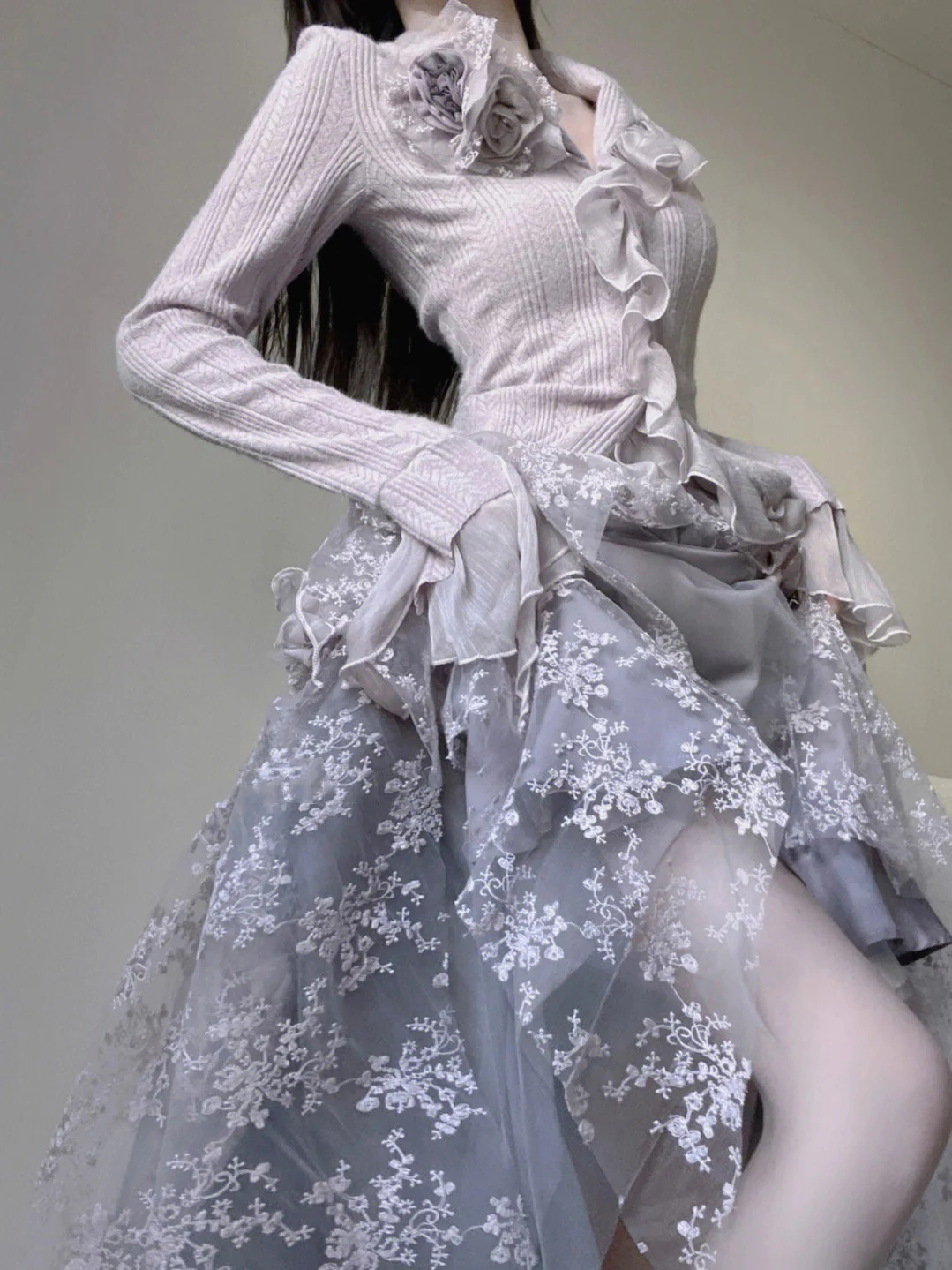 elegant purple rose coord - Image 4