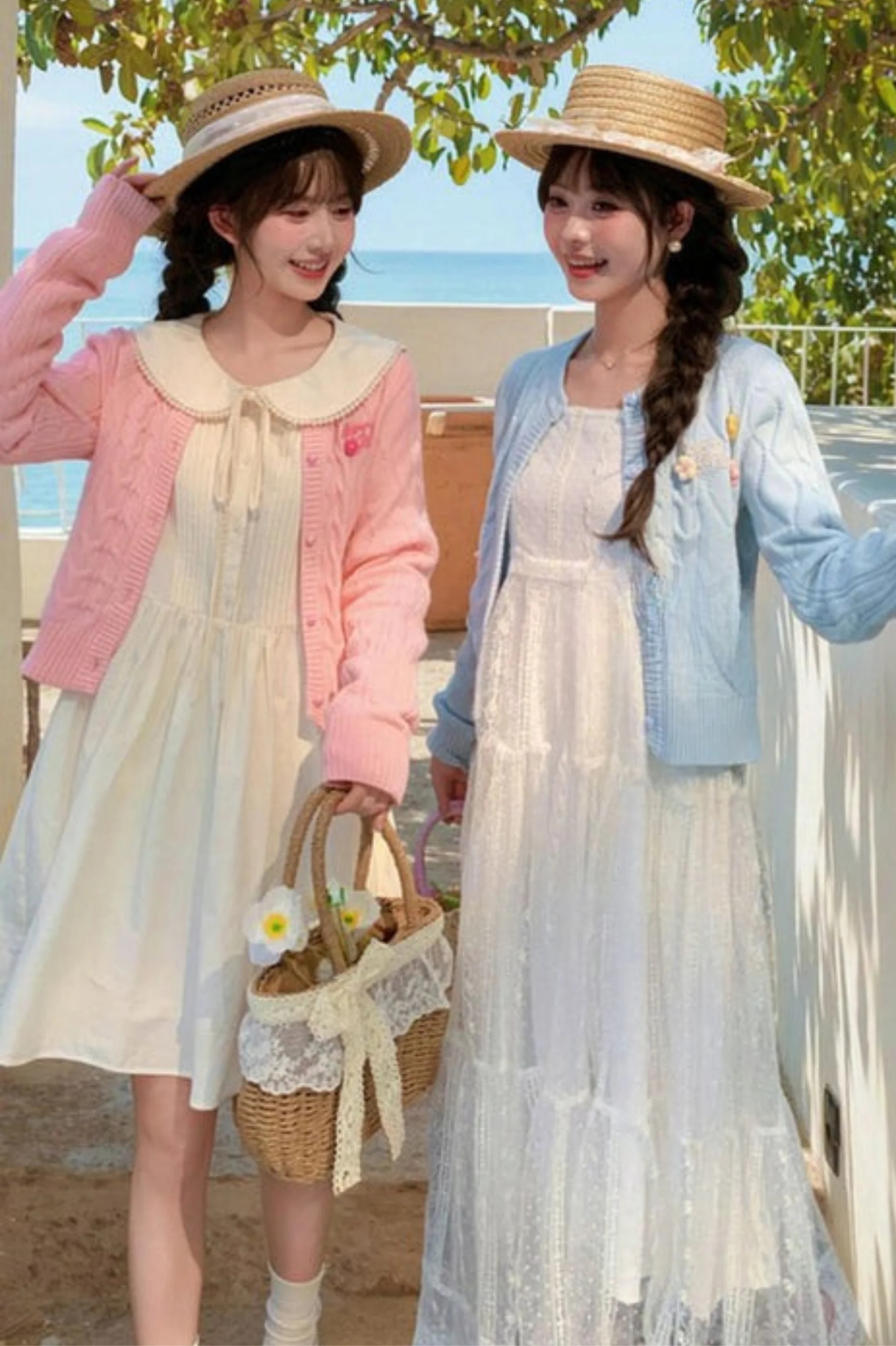 Sweet Retro Knit Cardigan - Image 3