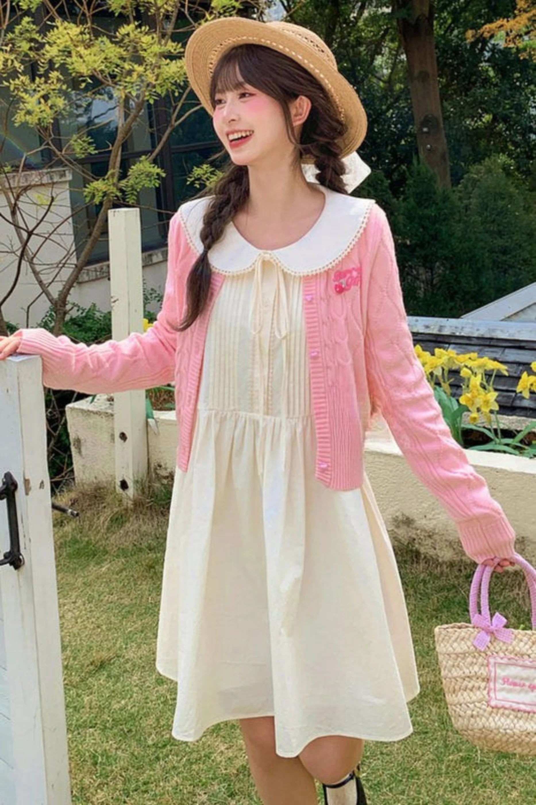 Sweet Retro Knit Cardigan - Image 12