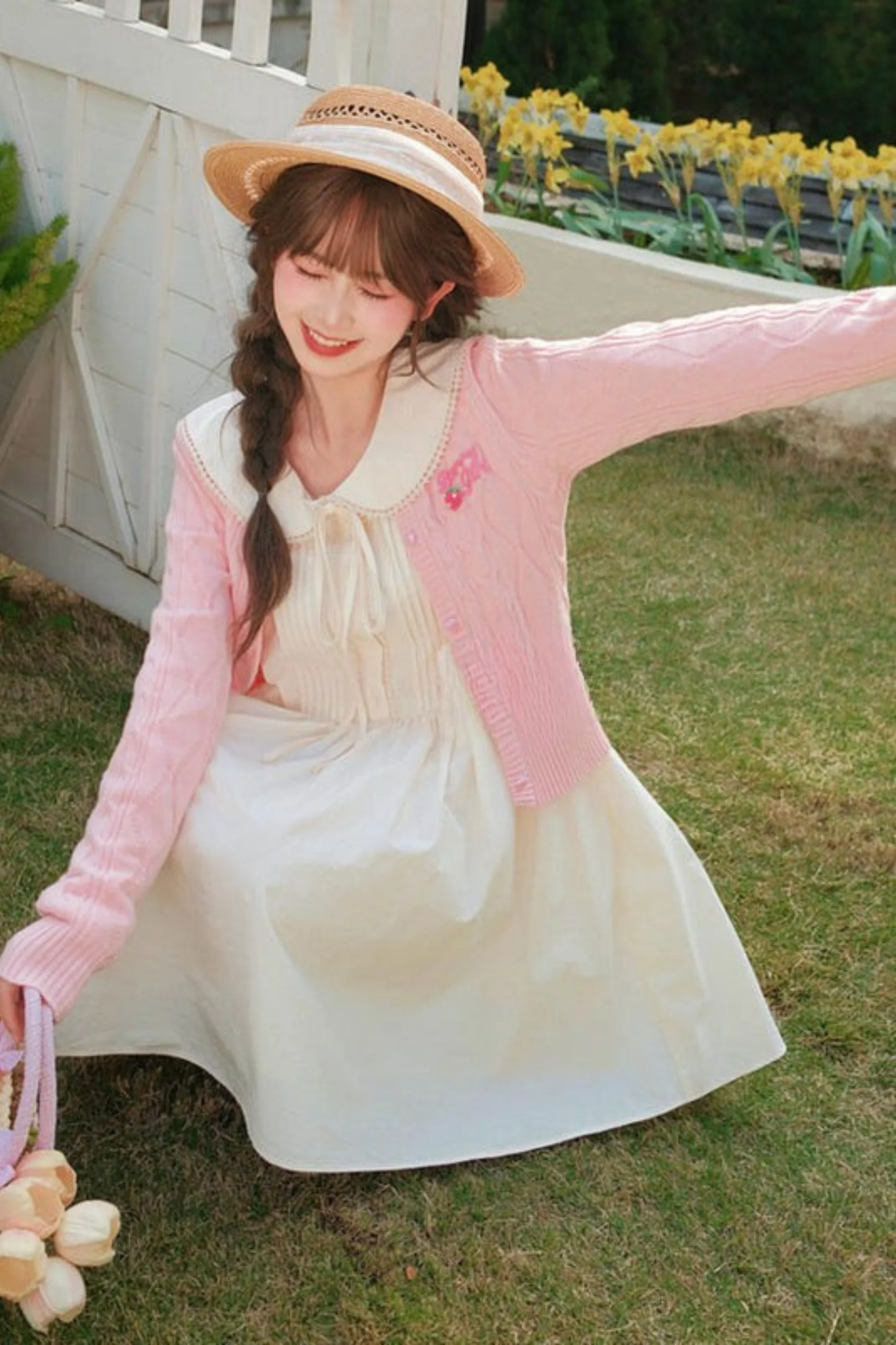 Sweet Retro Knit Cardigan - Image 14