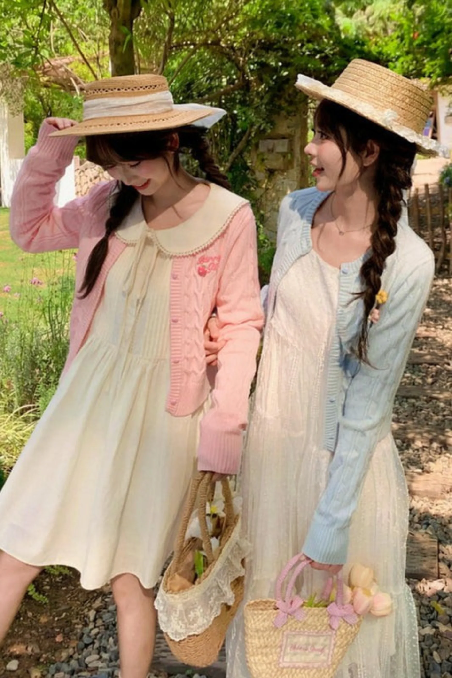 Sweet Retro Knit Cardigan - Image 2
