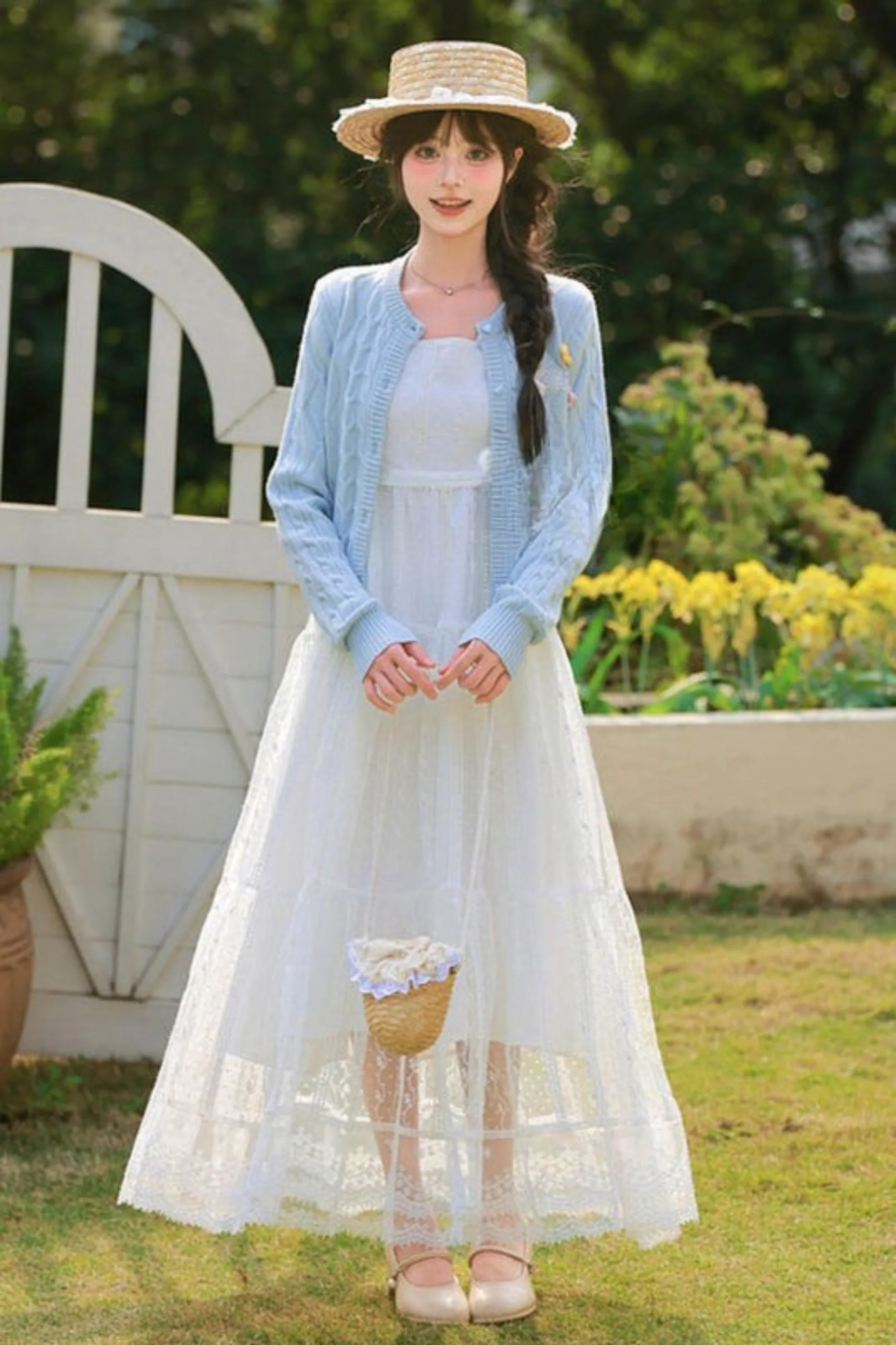 Sweet Retro Knit Cardigan - Image 8