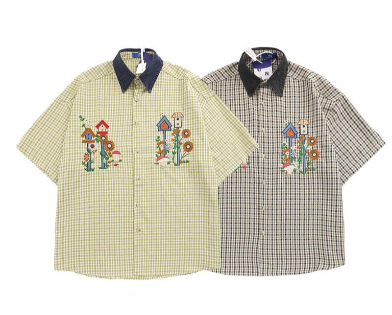 Embroidered Flower Casual Shirt - Image 3