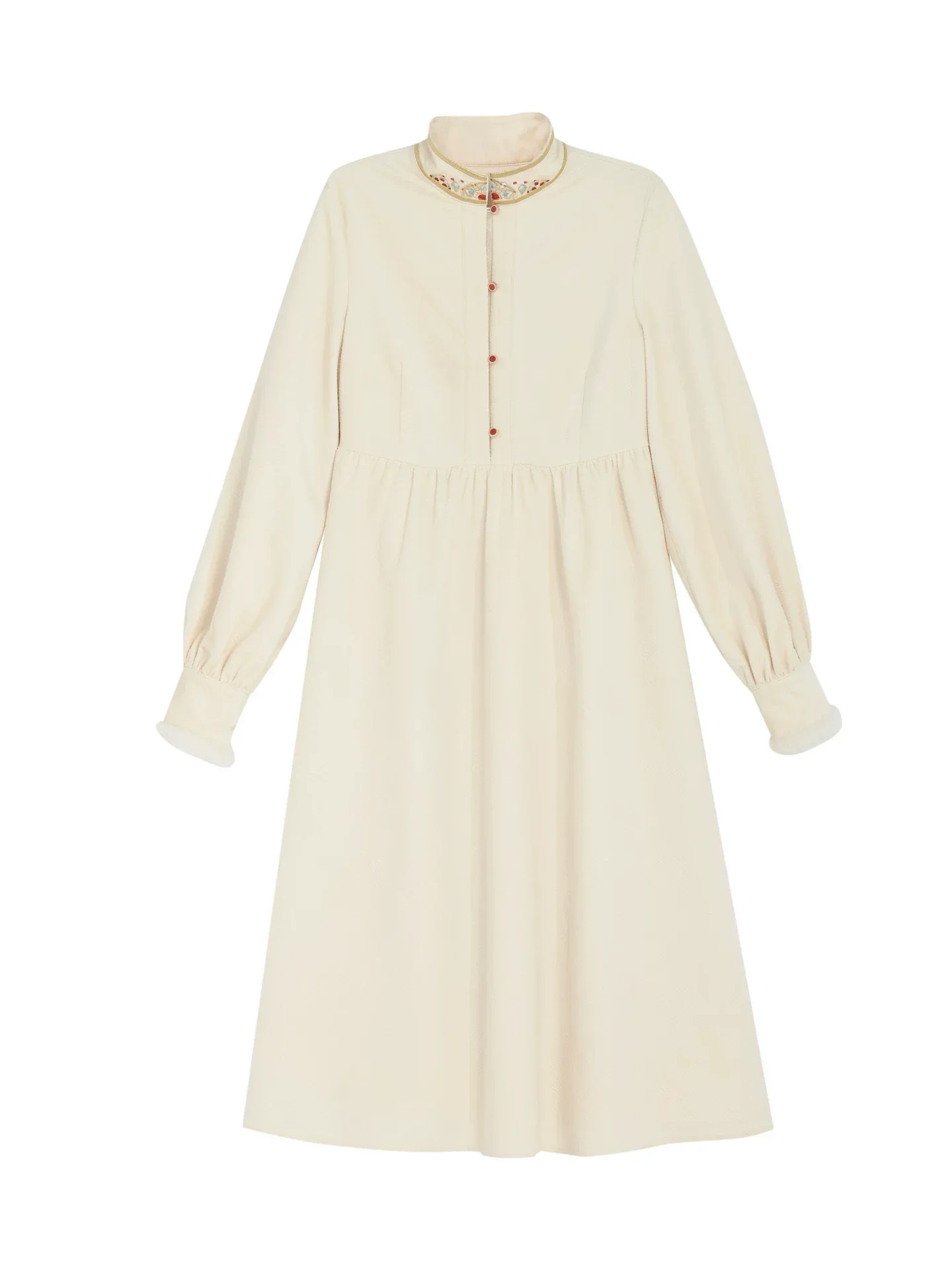 Embroidered Mori Long Dress - Image 11