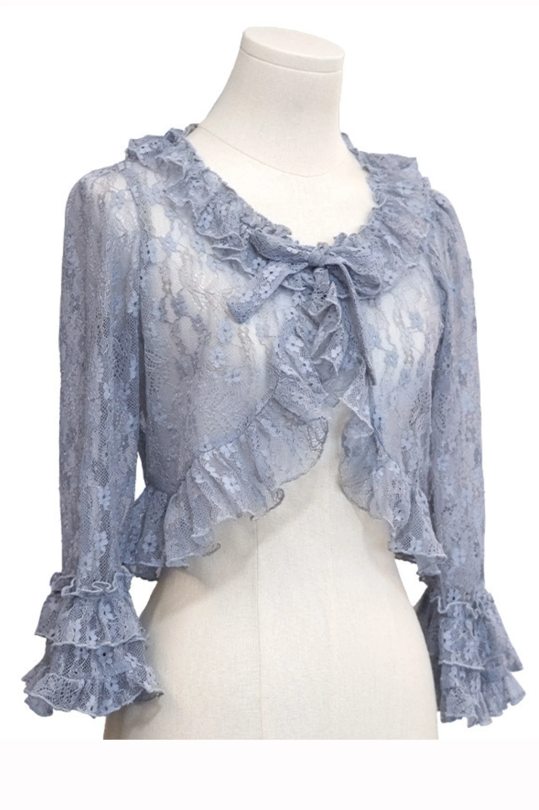 Eternal Sheer Lace Cardigan - Image 10