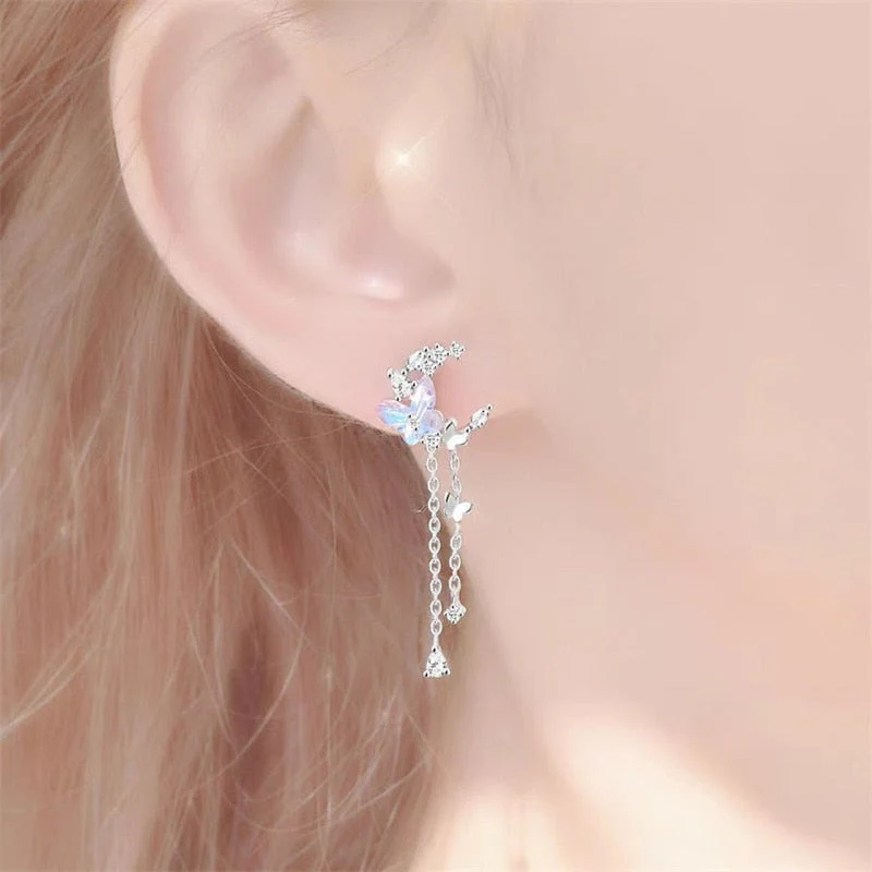 Ethereal Moon Dangle Earrings - Image 17
