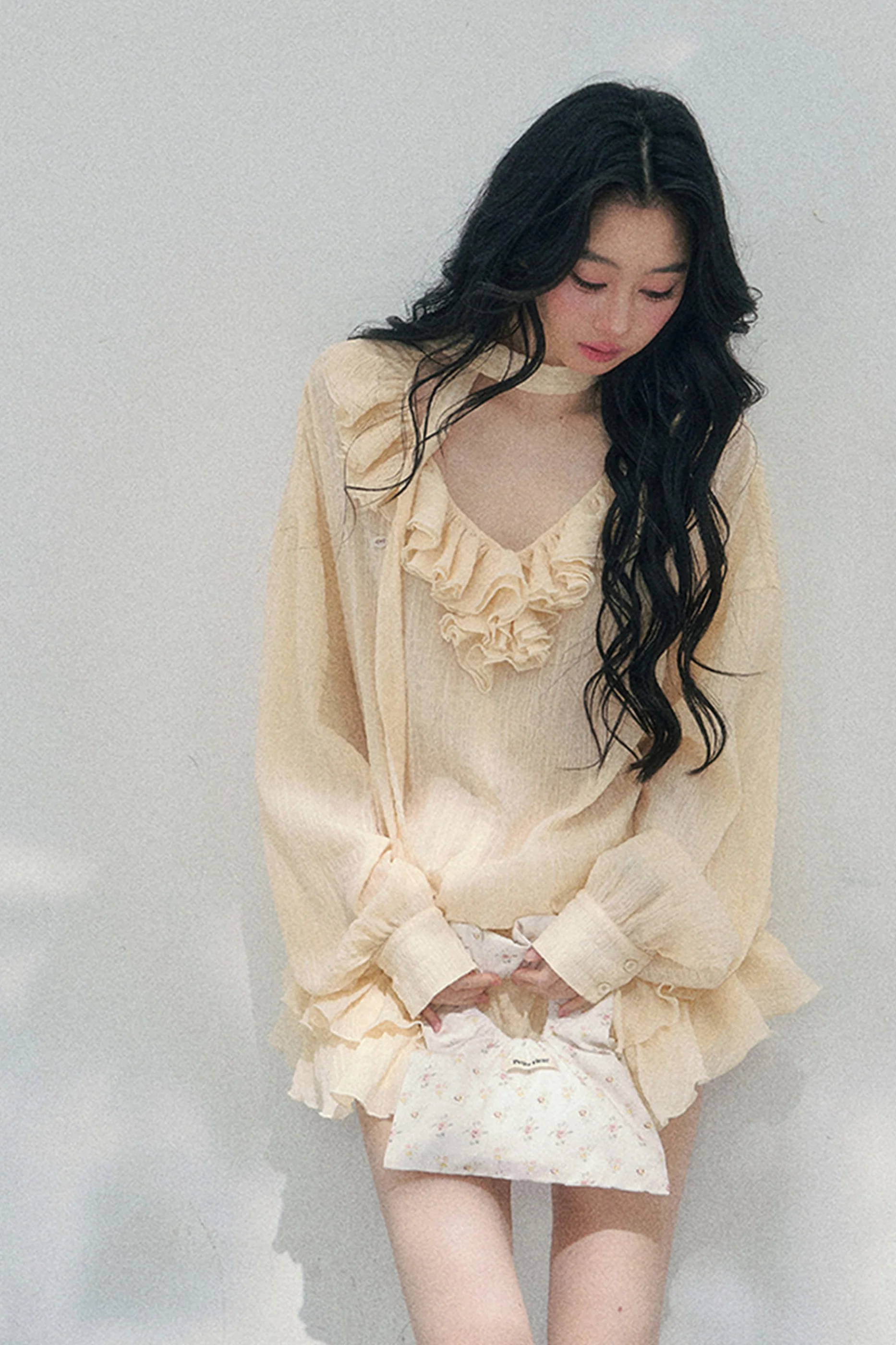 Evening Breeze Milky Dress + Inner Pants - Image 3