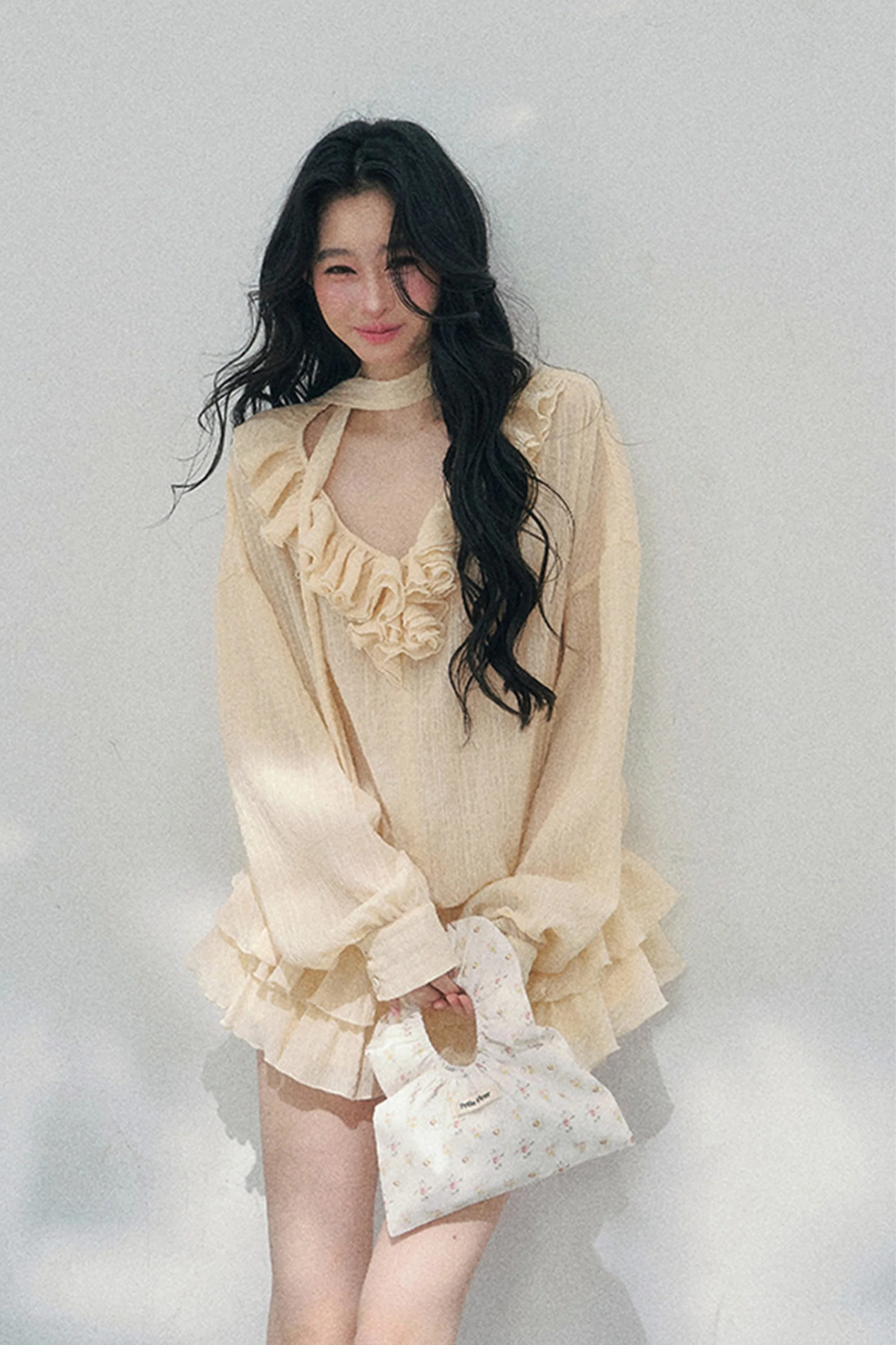 Evening Breeze Milky Dress + Inner Pants - Image 4