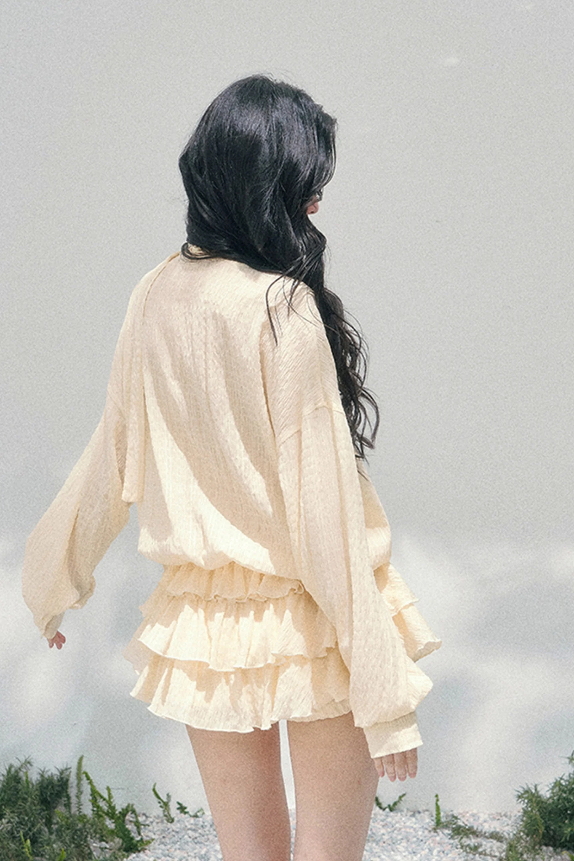 Evening Breeze Milky Dress + Inner Pants - Image 6