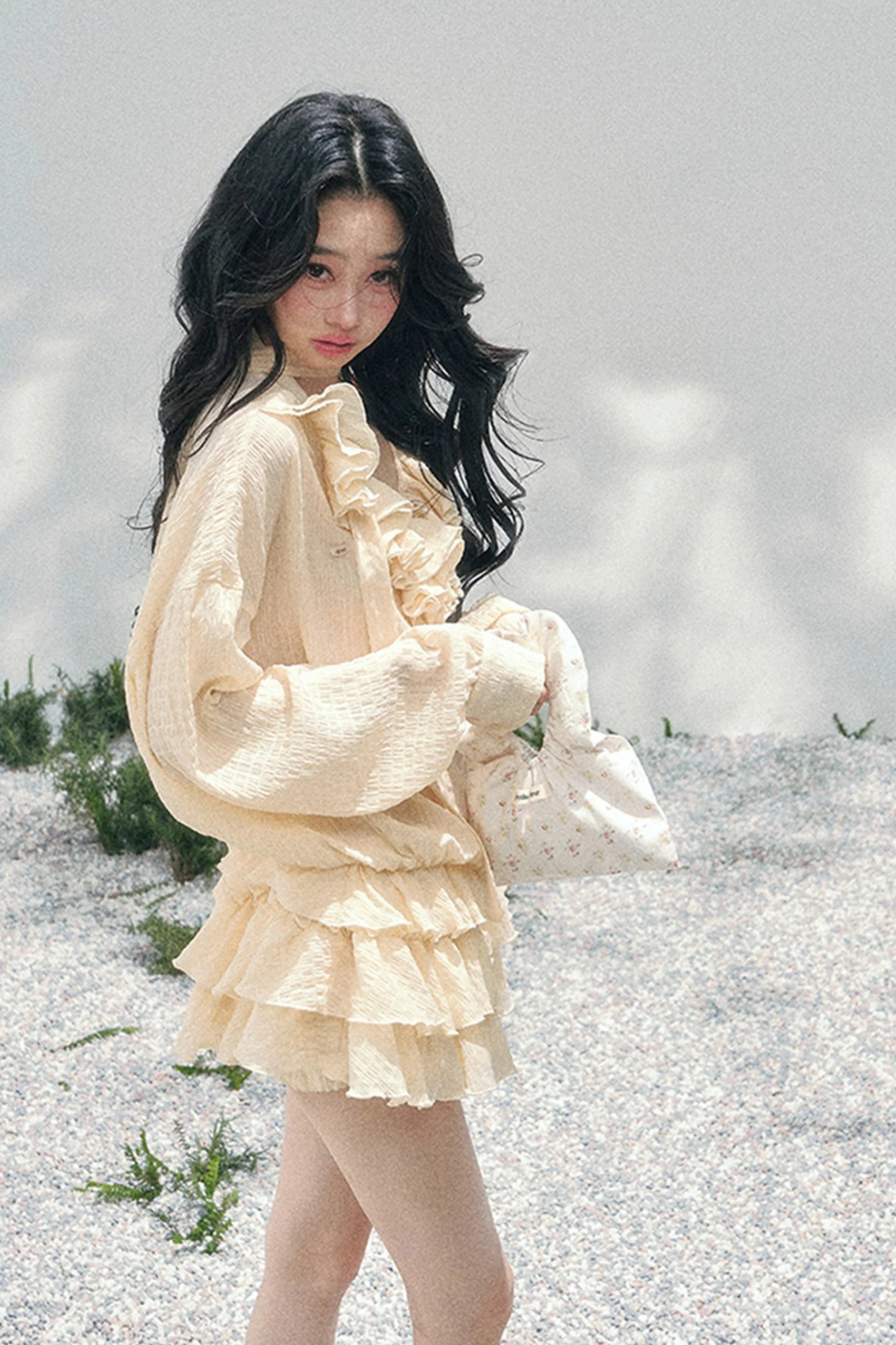Evening Breeze Milky Dress + Inner Pants - Image 9