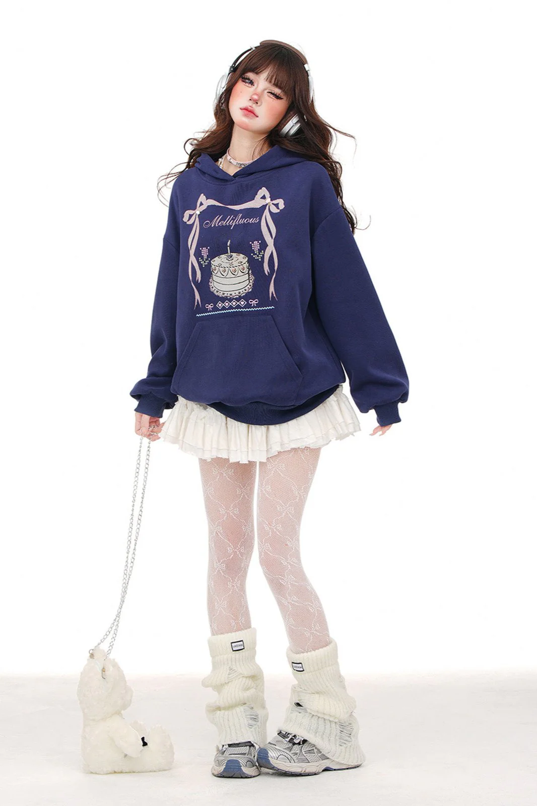 Exclusive Bow Hoodie Sweatshirt - Image 4