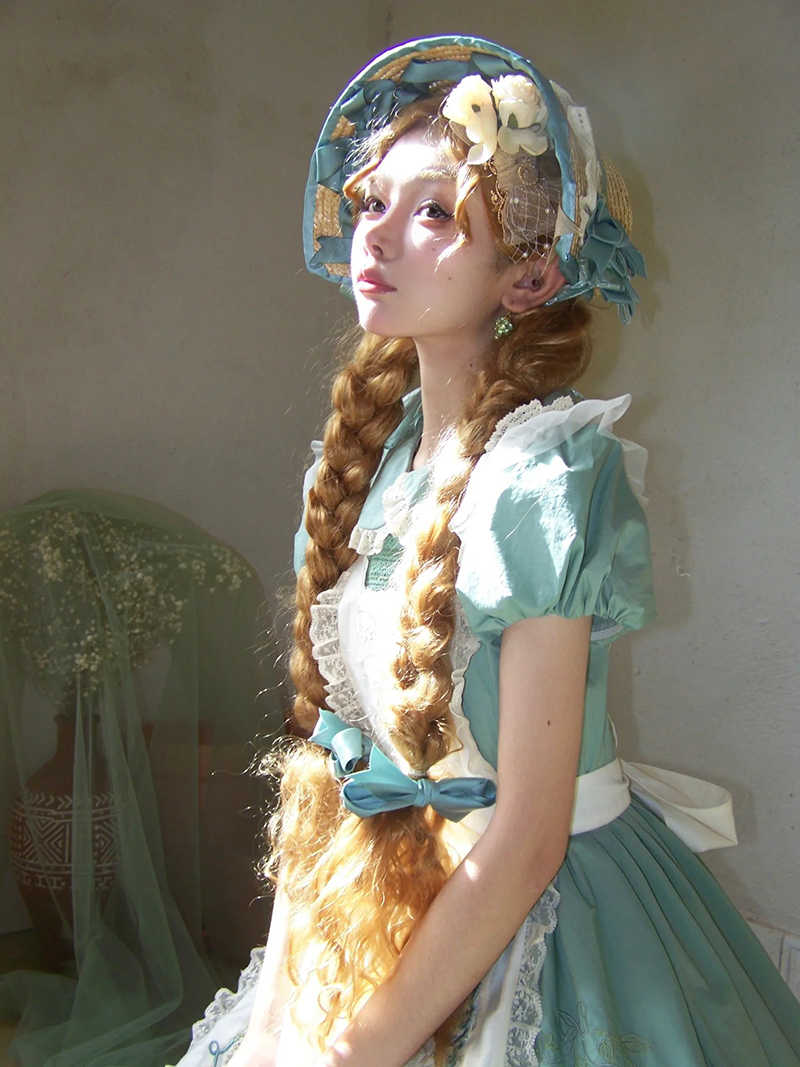 Extra Long Curly Red Elf Wig - Image 4