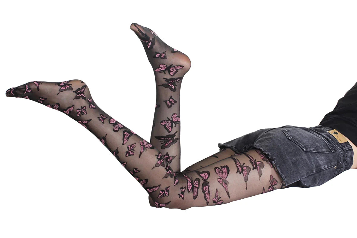 Fairy Flutter Nylon Tights - Image 12