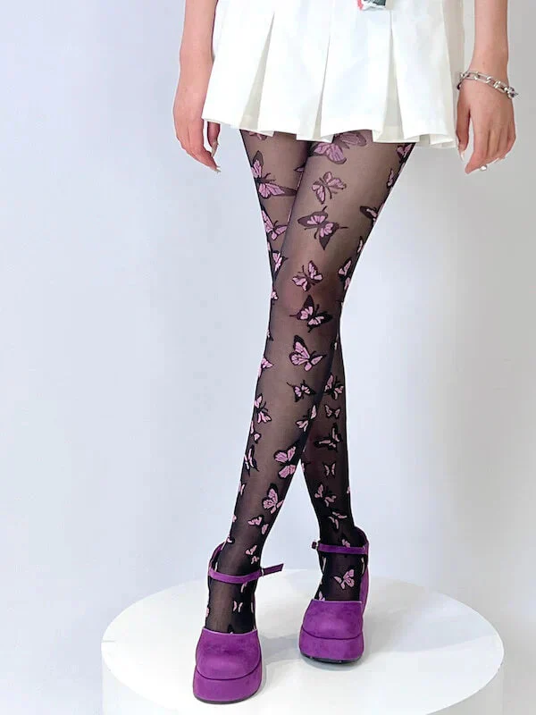 Fairy Flutter Nylon Tights - Image 15