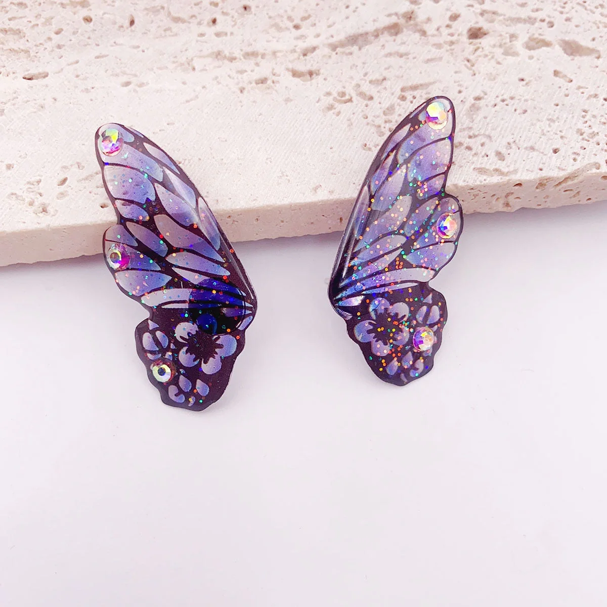 Fairy Gradient Butterfly Wings Earrings - Image 11