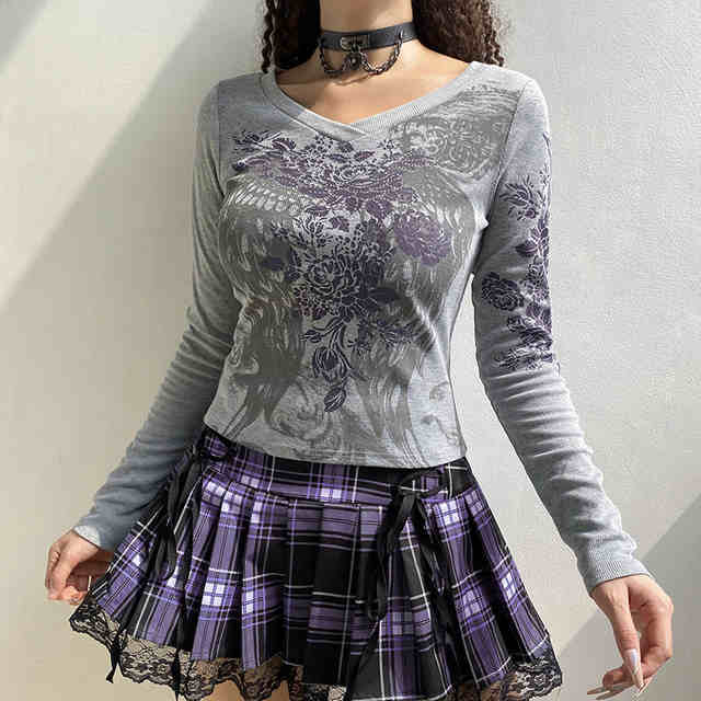 Fairy Grunge Butterfly Long-sleeved Top - Image 3