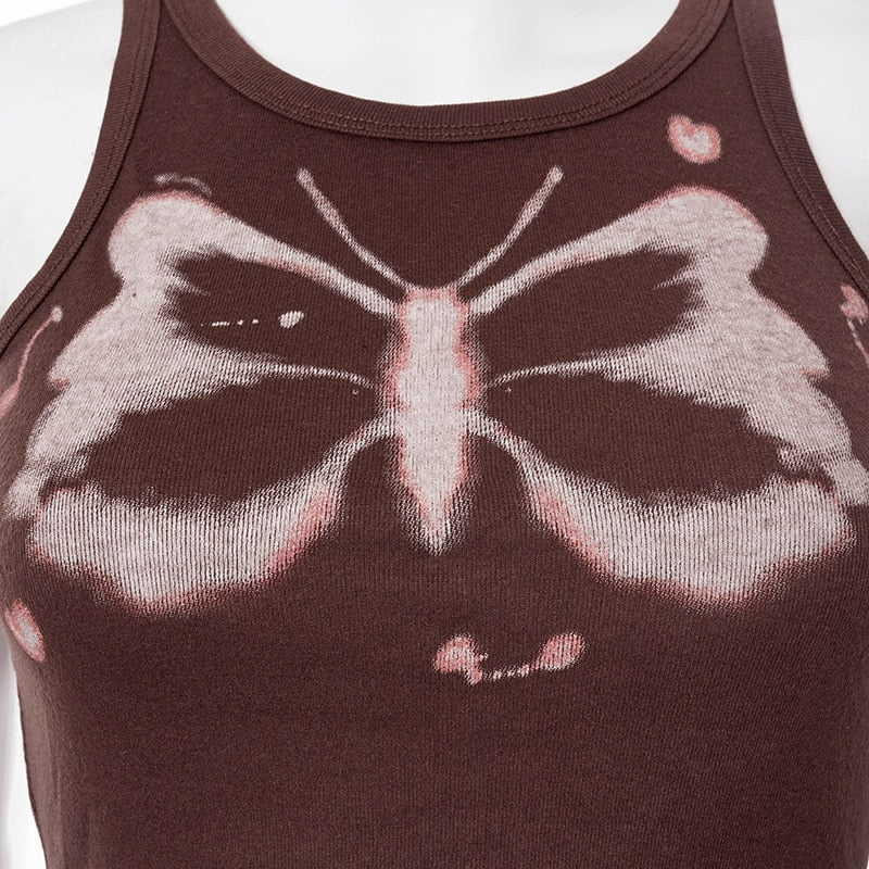 Fairy Grunge Butterfly Tie Dye Crop Top - Image 15