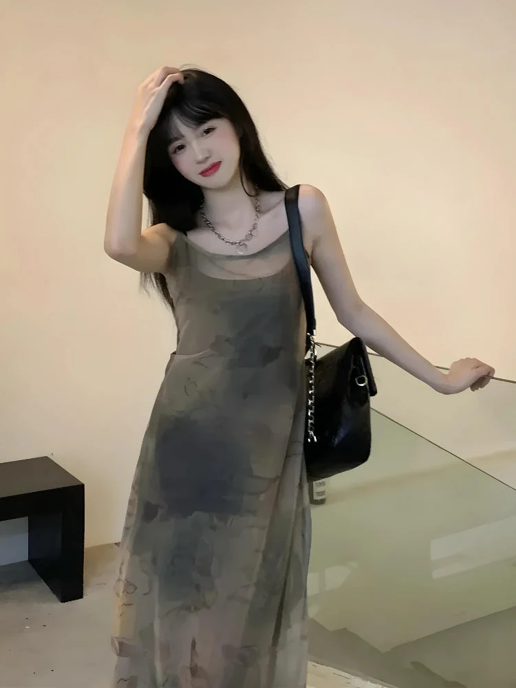 Fairy Grunge Forest Midi Dress - Image 3
