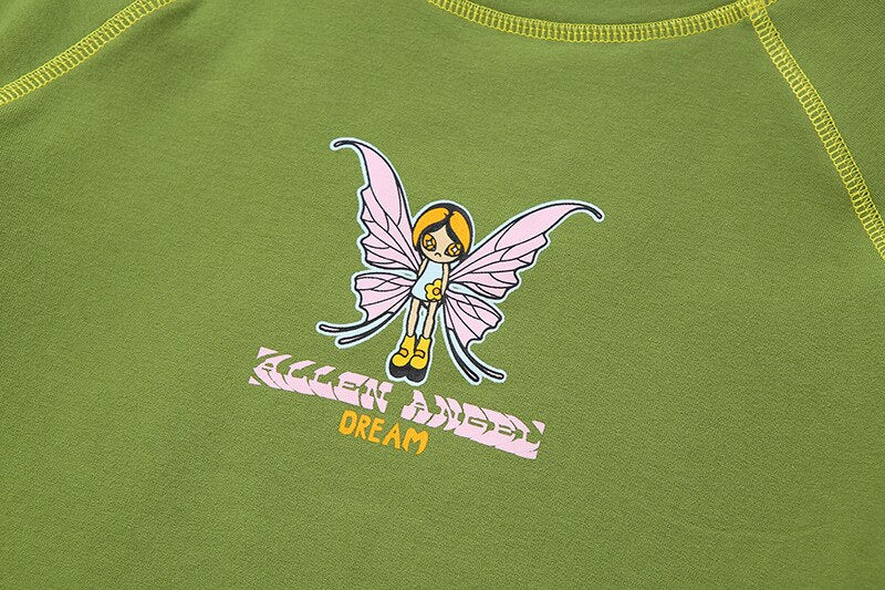 Fairy Grunge Graphic Crop Top - Image 13