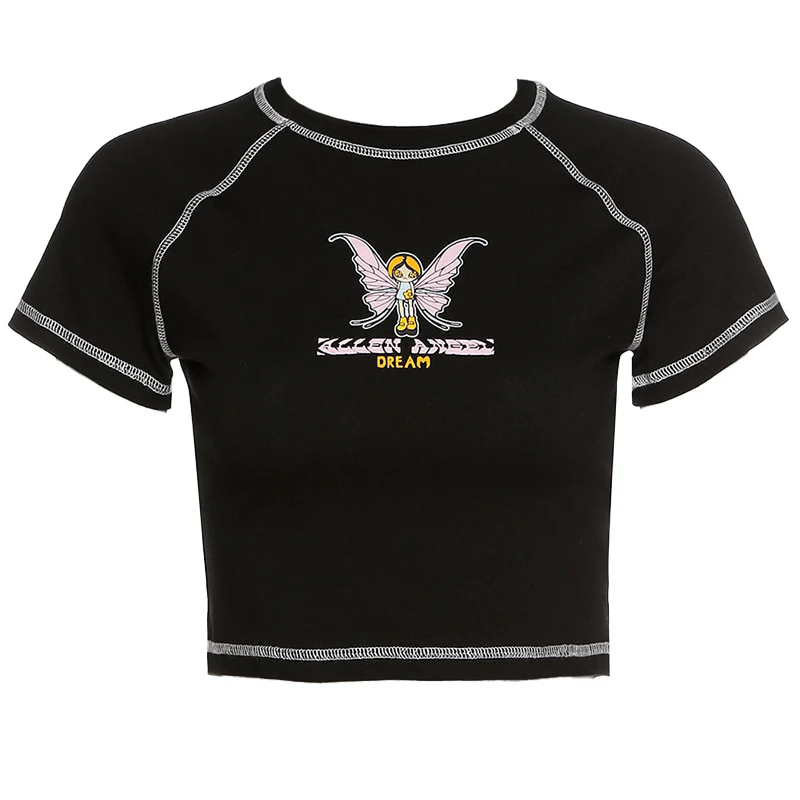 Fairy Grunge Graphic Crop Top - Image 19