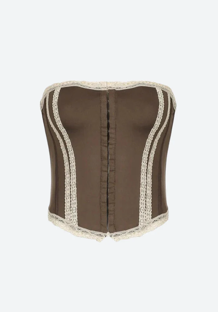 Fairy Grunge Lace Corset Top - Image 3
