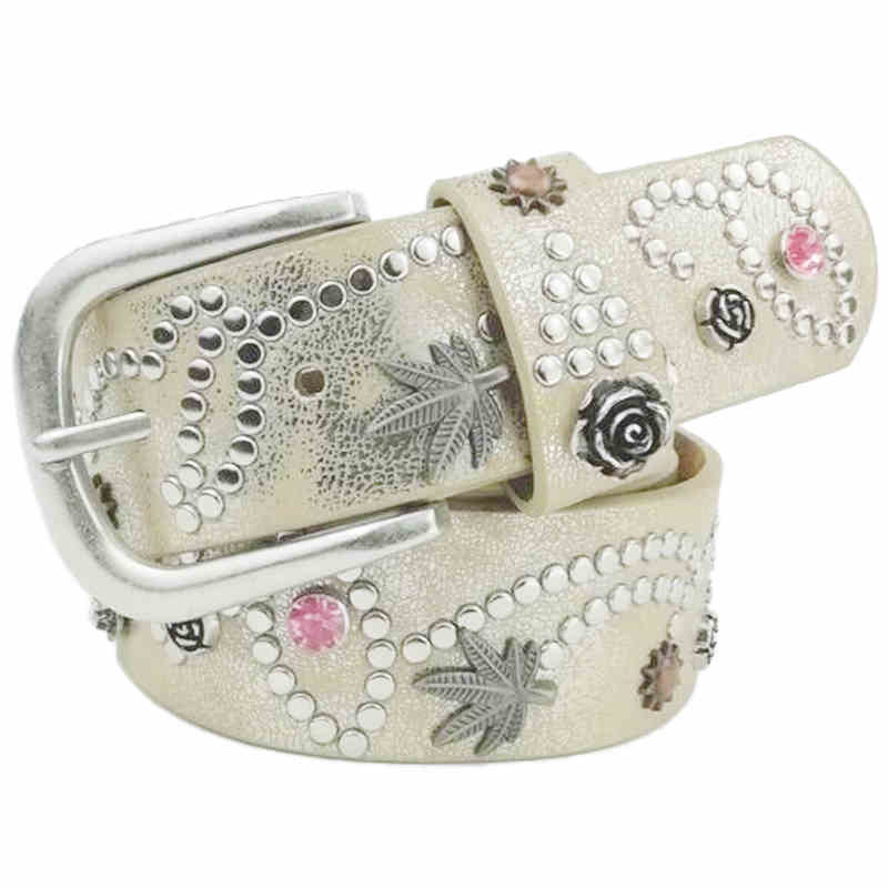Fairy Grunge Plants Rivet Belt - Image 6