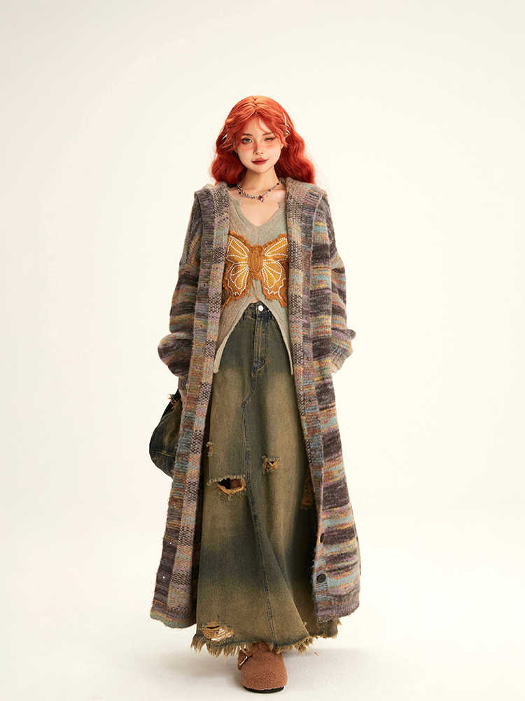 Fairy Grunge Retro Butterfly Sweater - Image 4