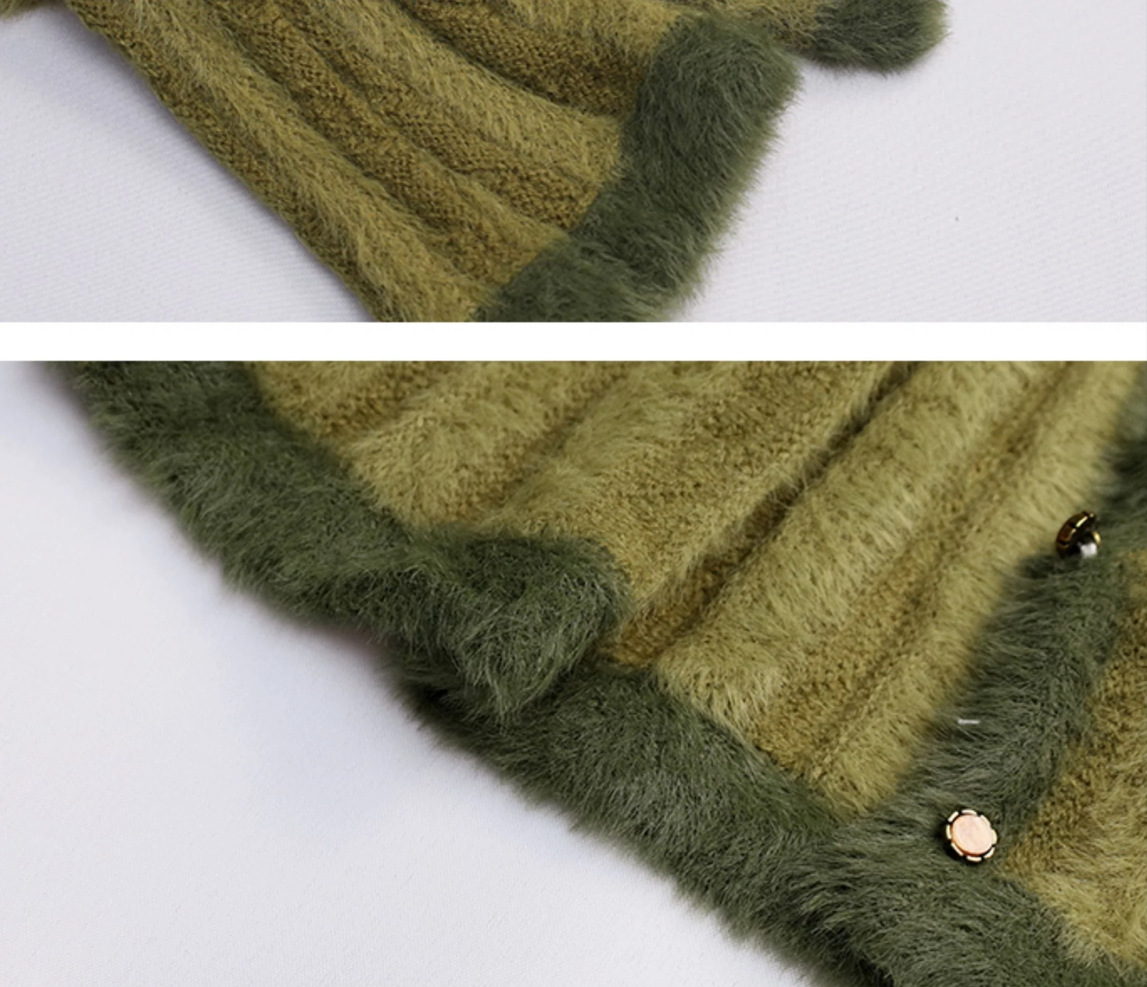 Fairy Grunge Striped Knitted Sweater - Image 6