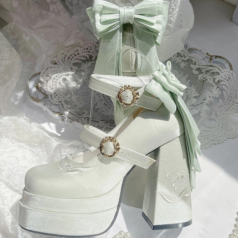 Fairy Lily Satin Mary Janes - Image 11