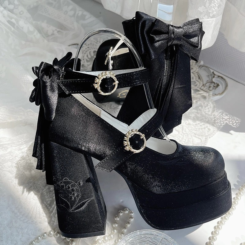 Fairy Lily Satin Mary Janes - Image 15