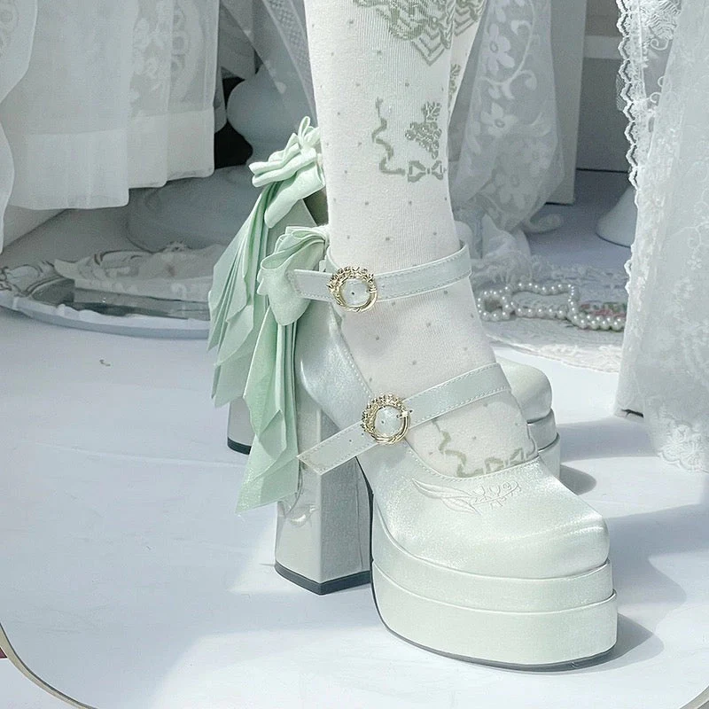 Fairy Lily Satin Mary Janes - Image 22
