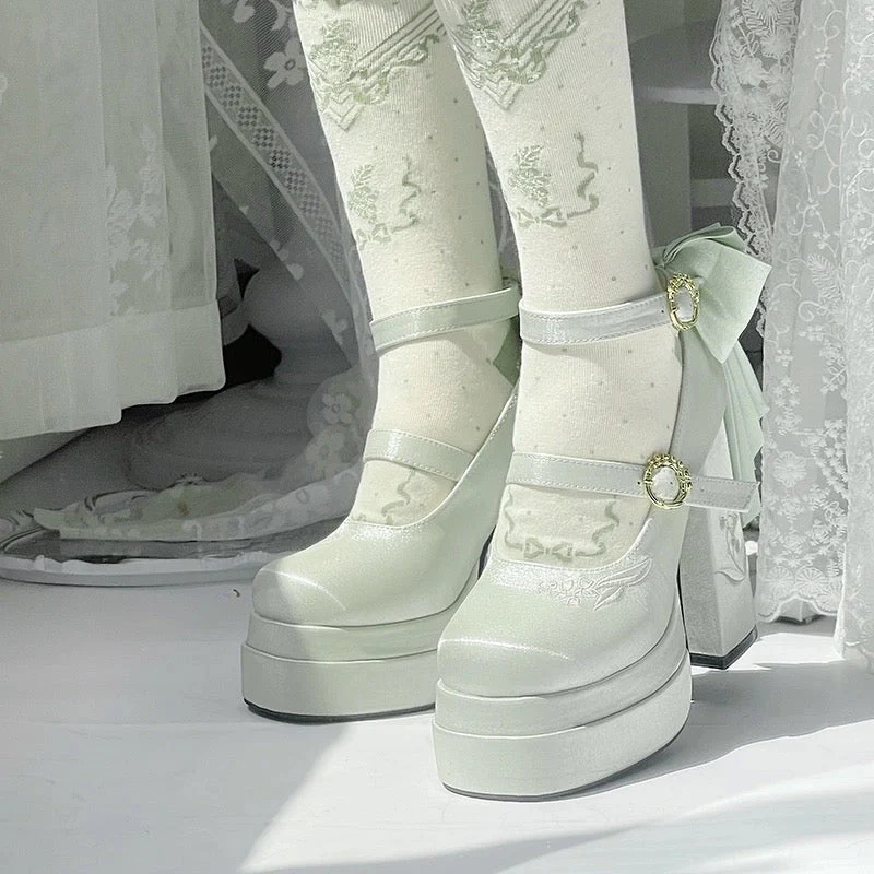 Fairy Lily Satin Mary Janes - Image 23