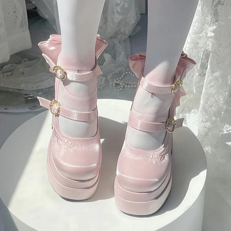 Fairy Lily Satin Mary Janes - Image 31