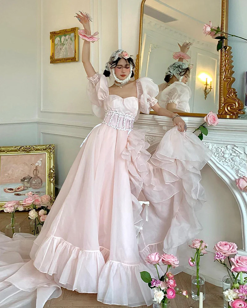 Fairy Princess Tutu Maxi Coquette Dress - Image 4